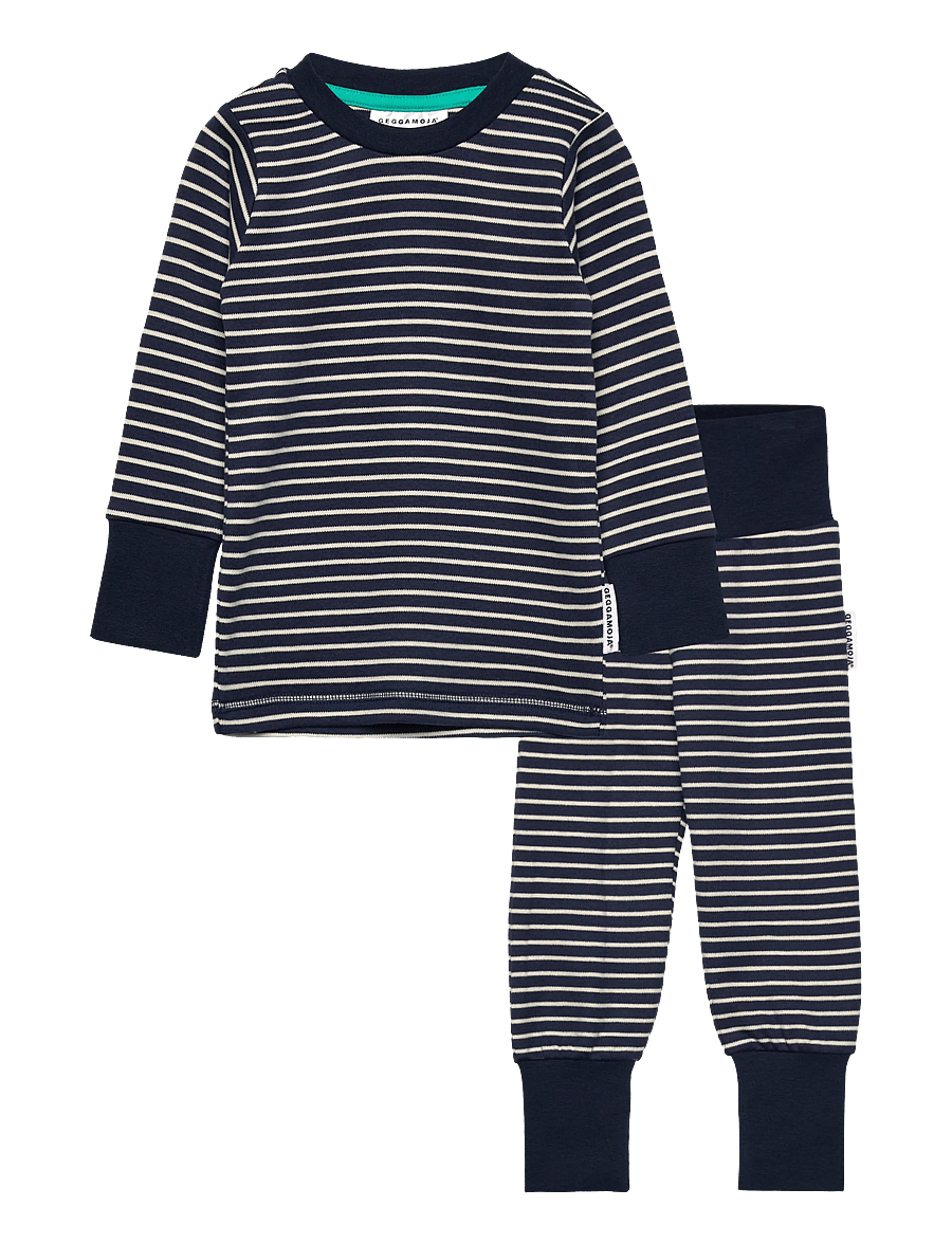 Geggamoja - Two Piece Pyjamas - pyjama-sets - navy - 0