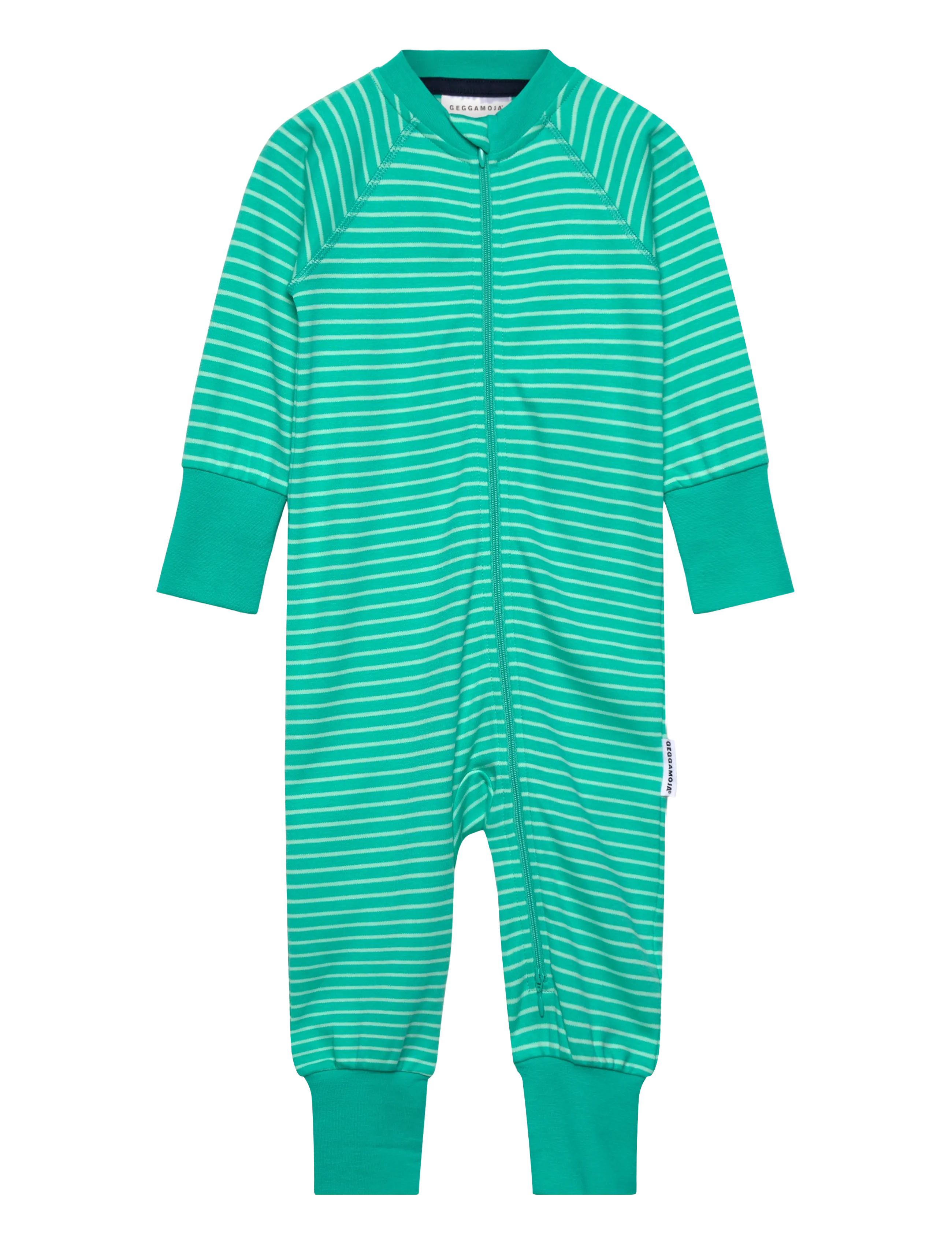 Geggamoja Pyjamas Two Way Zip - Kläder - GREEN / green