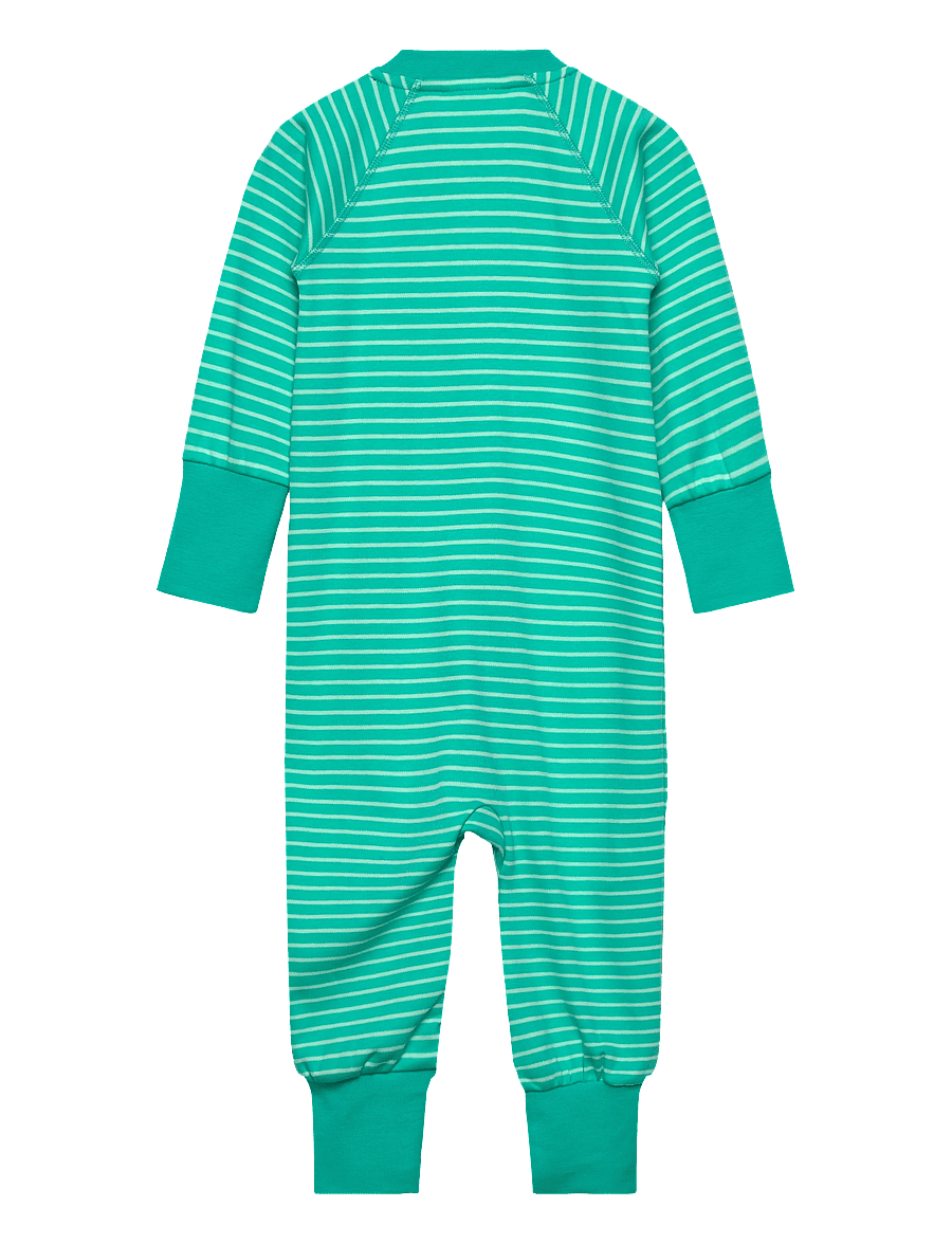 Geggamoja - Pyjamas Two Way Zip - sovoveraller - green - 1