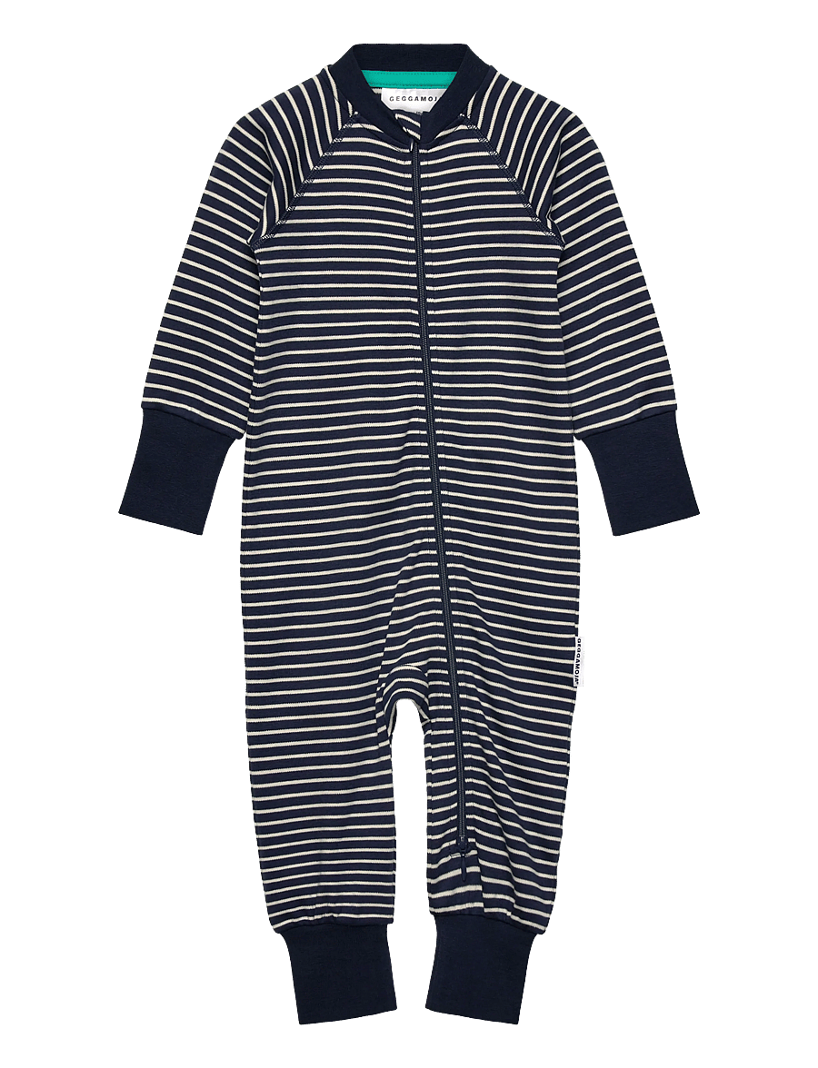 Geggamoja - Pyjamas Two Way Zip - natdragter - navy - 0