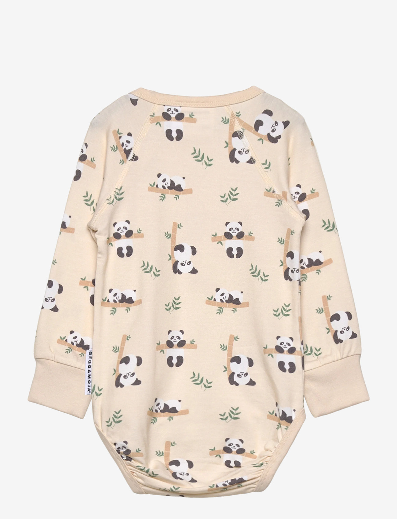 Geggamoja - Bamboo Body - långärmade bodysuits - beige - 1