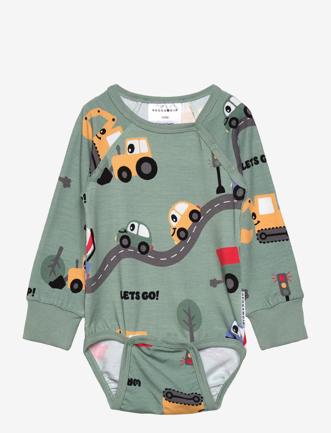 Geggamoja - Bamboo Body - pitkähihaiset - green - 0