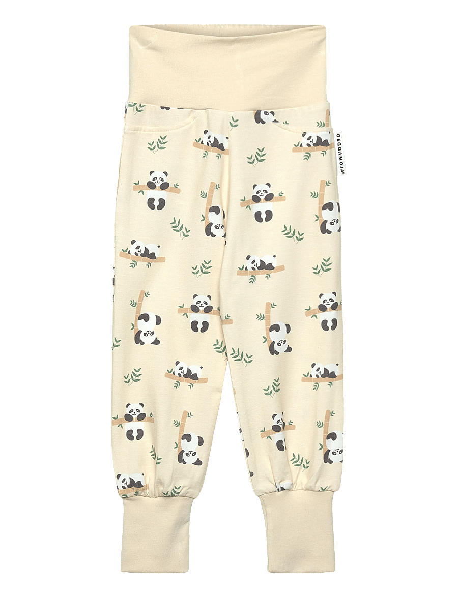 Geggamoja - Bamboo Baby Pants - vauvojen housut - beige - 0