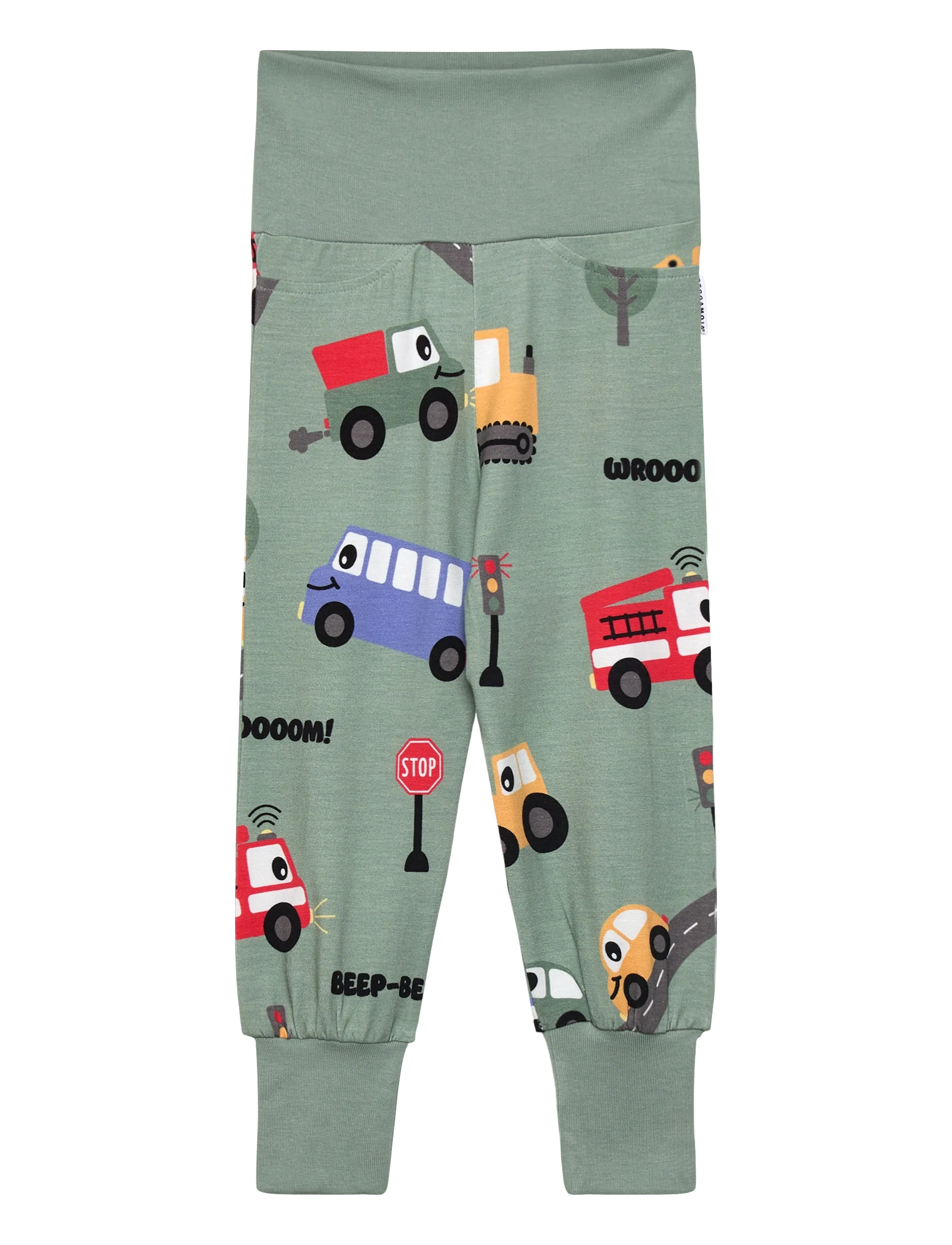 GEGGAMOJA Bamboo Baby Hosen Grün - 62/68 - Kinder