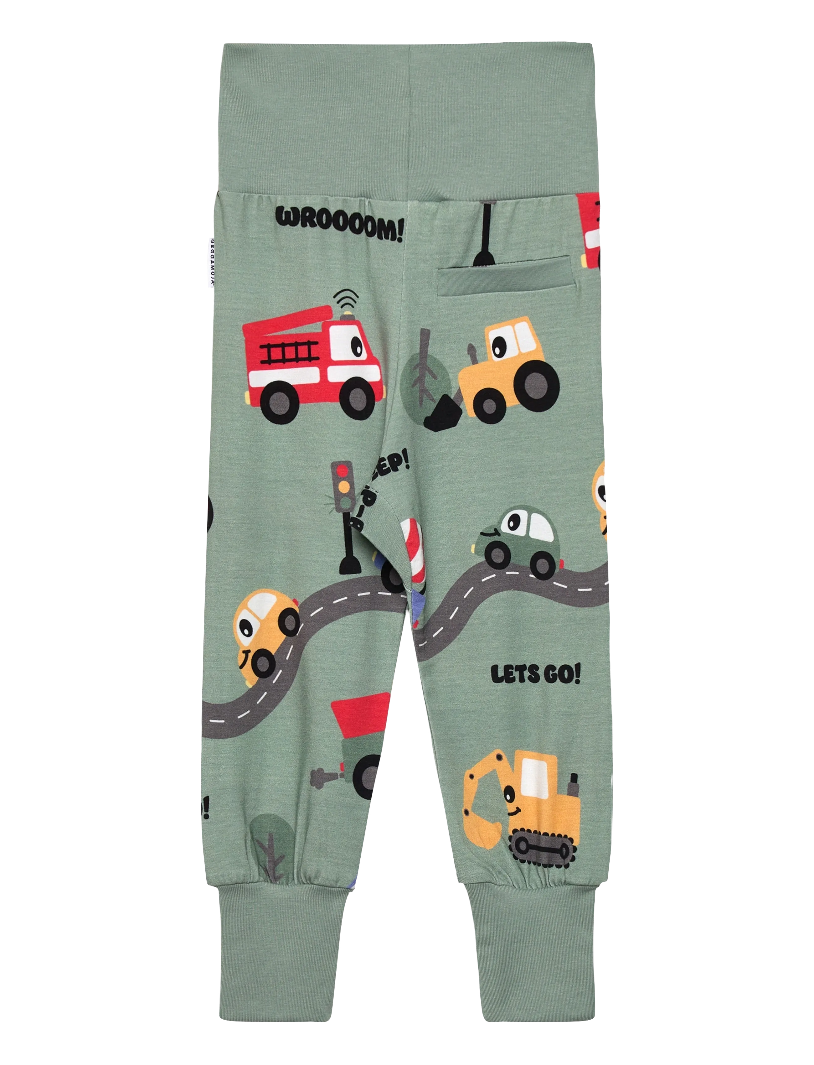 Geggamoja - Bamboo Baby Pants - babybukser - green - 1