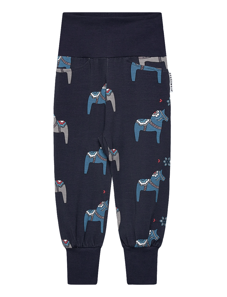 Geggamoja - Bamboo Baby Pants - babybukser - navy - 0