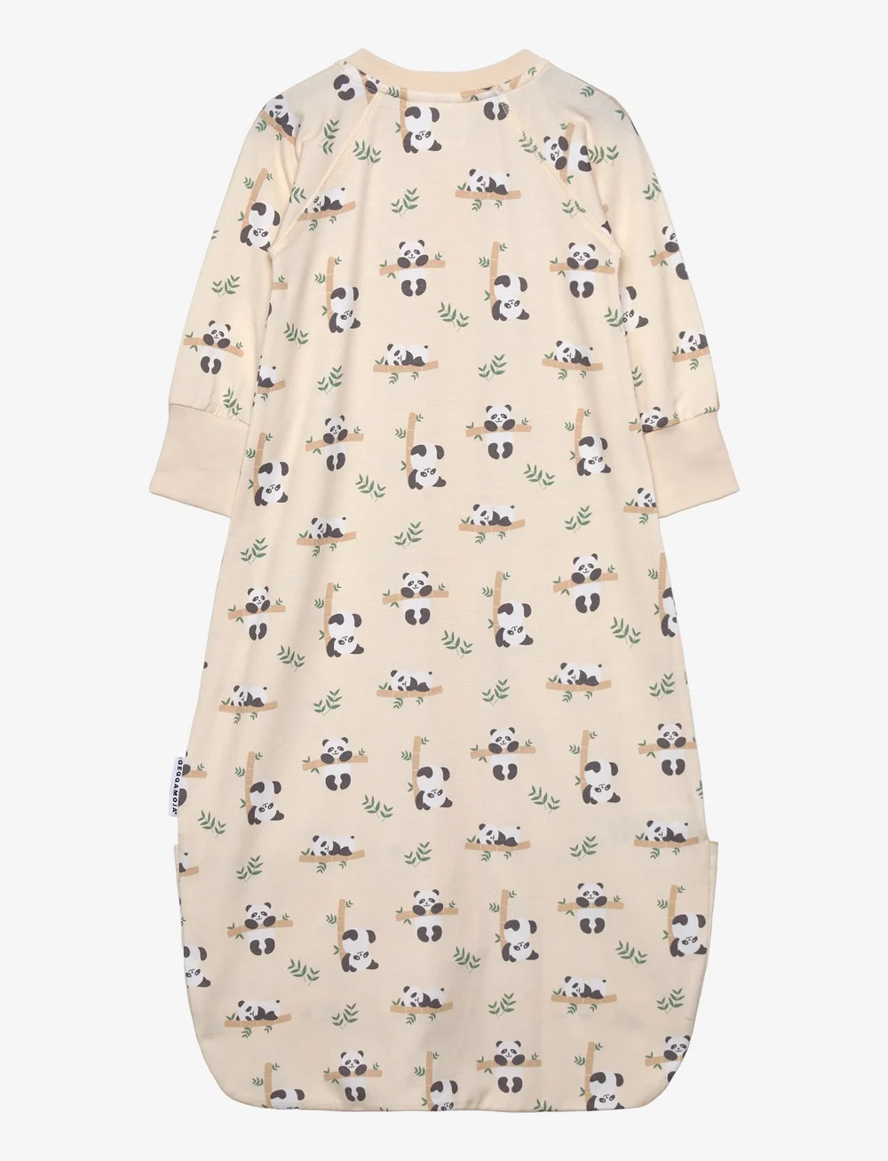 Geggamoja - Bamboo sleep bag Beige panda - schlafoveralls - beige - 1