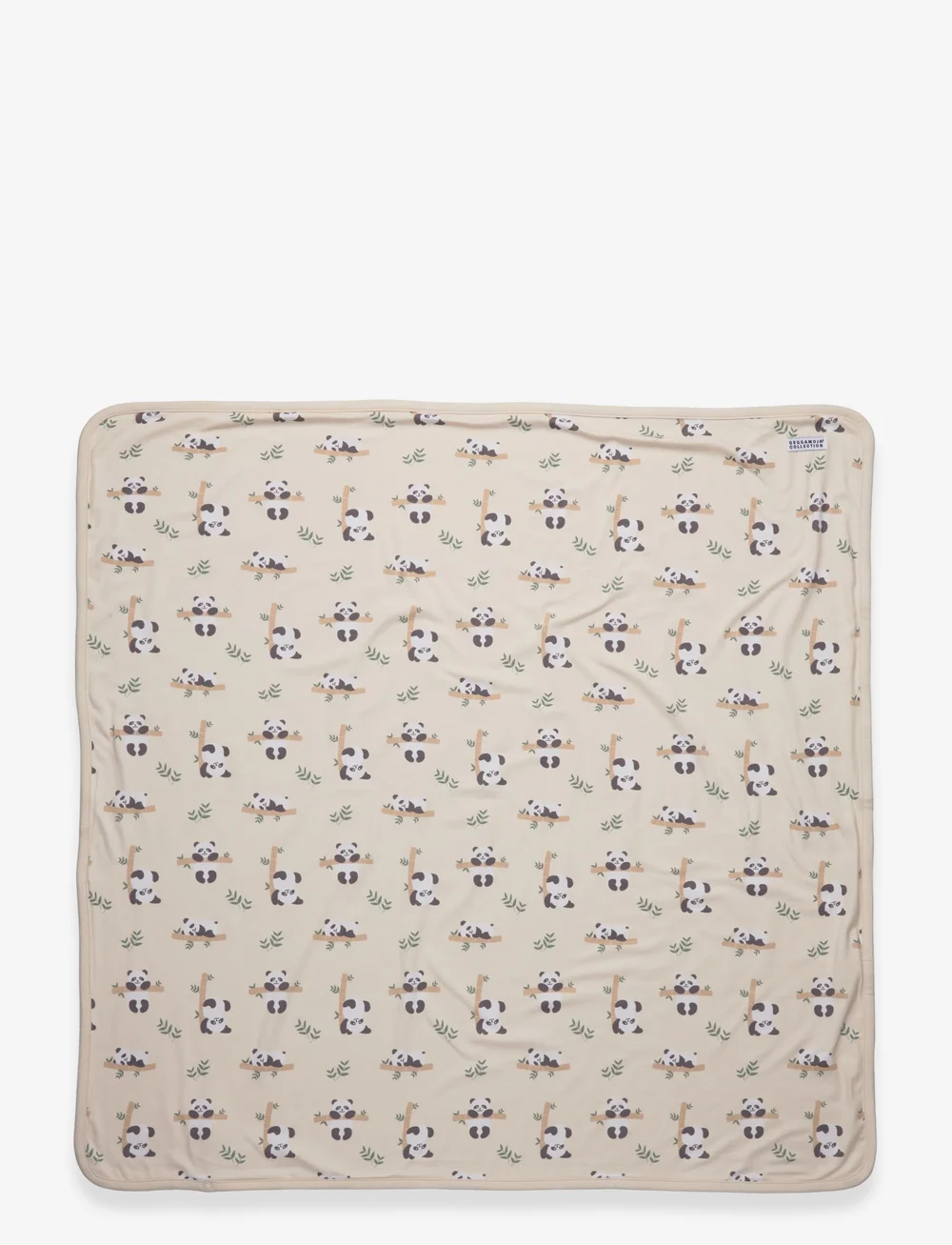 Geggamoja - Bamboo baby blanket Beige panda 15 One Size - babydecken - beige - 1
