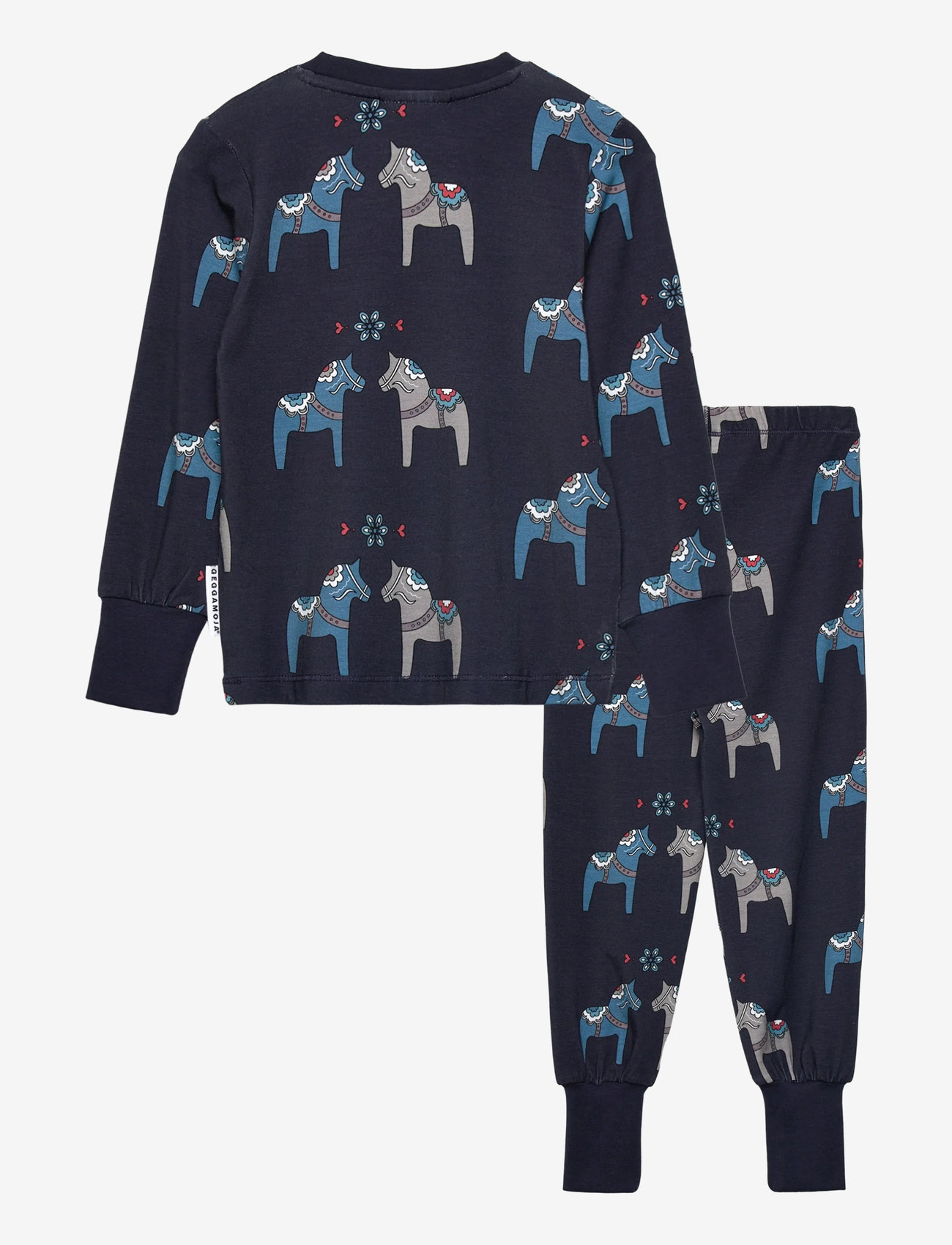 Geggamoja - Bamboo Two Piece Pyjamas - pyjamassæt - navy - 1