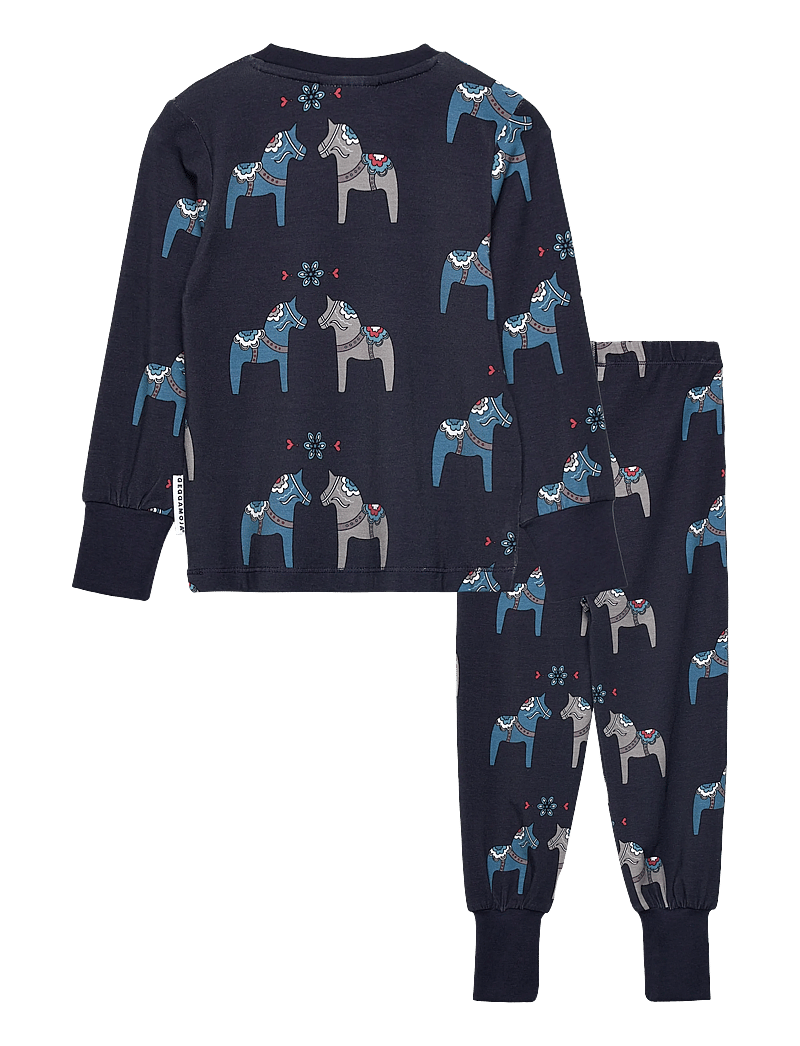 Geggamoja - Bamboo Two Piece Pyjamas - pyjamassæt - navy - 1