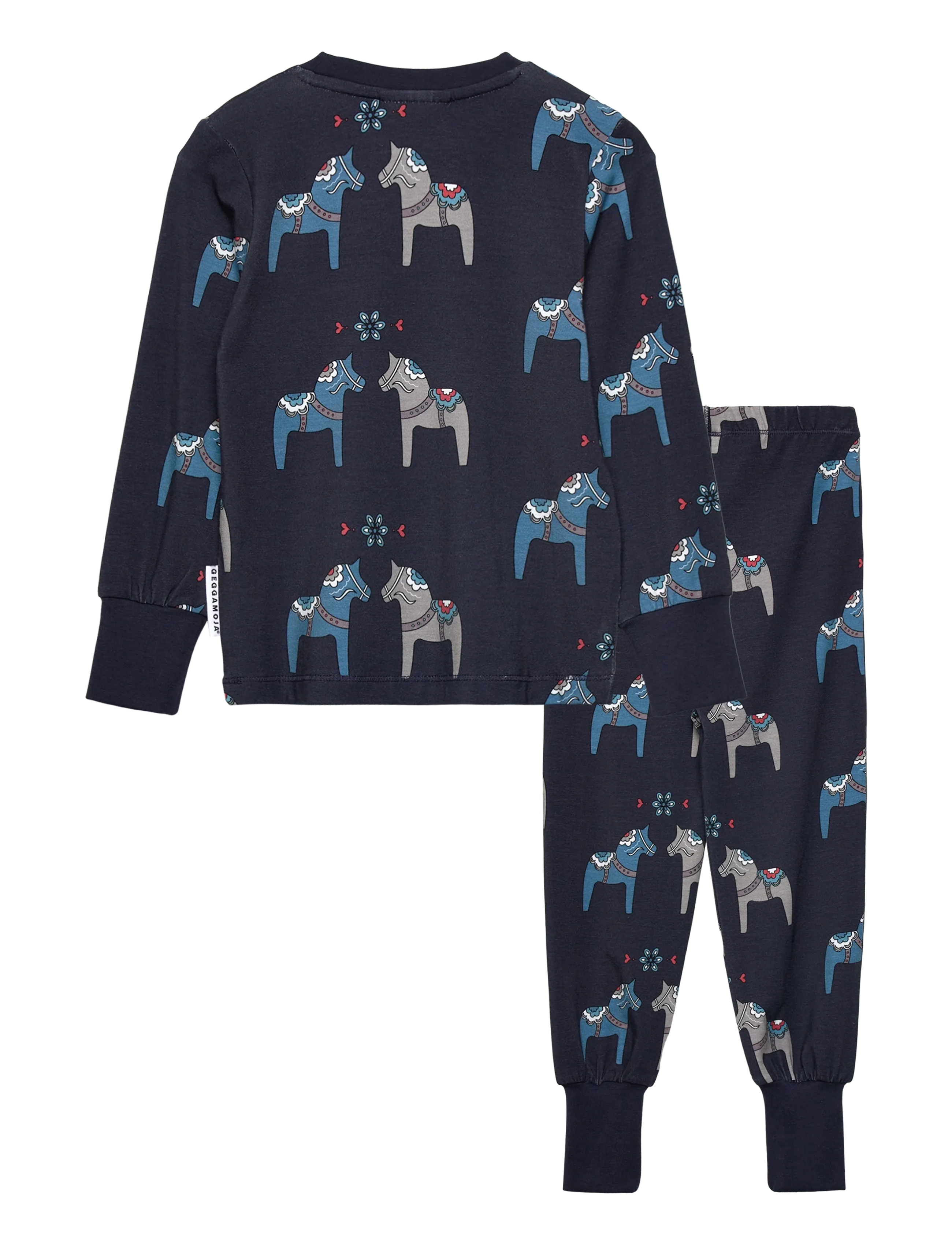 Geggamoja - Bamboo Two Piece Pyjamas - pyjamassæt - navy - 1