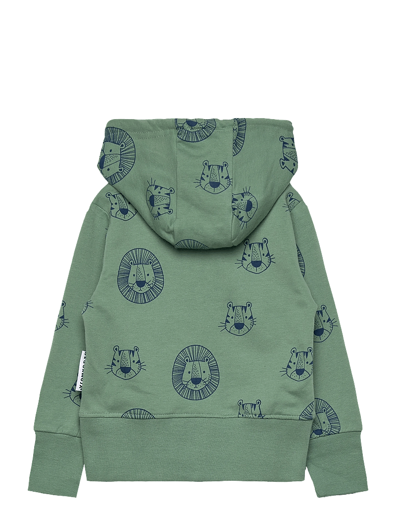 Geggamoja - College Hoodie Green tiger - kapuutsiga dressipluusid - green - 1