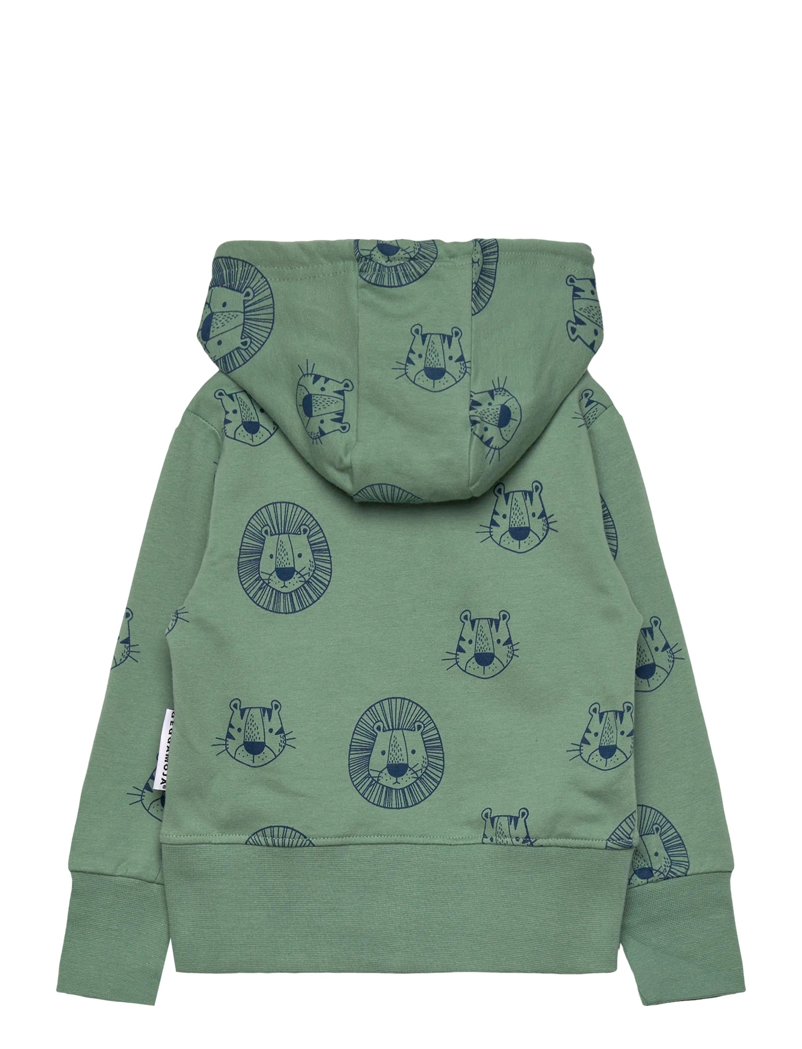 Geggamoja - College Hoodie Green tiger - hættetrøjer - green - 1