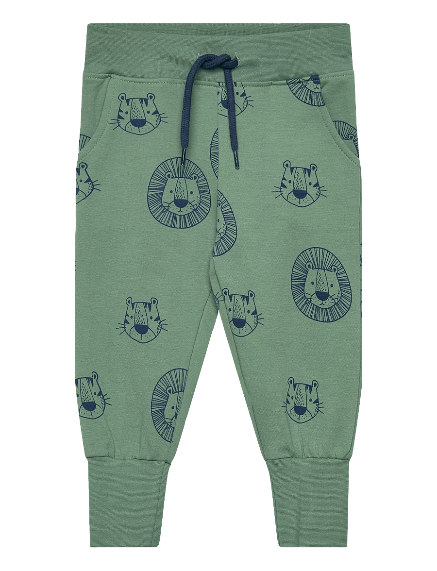 Geggamoja - College pant Green tiger - joggingbuxur - green - 0