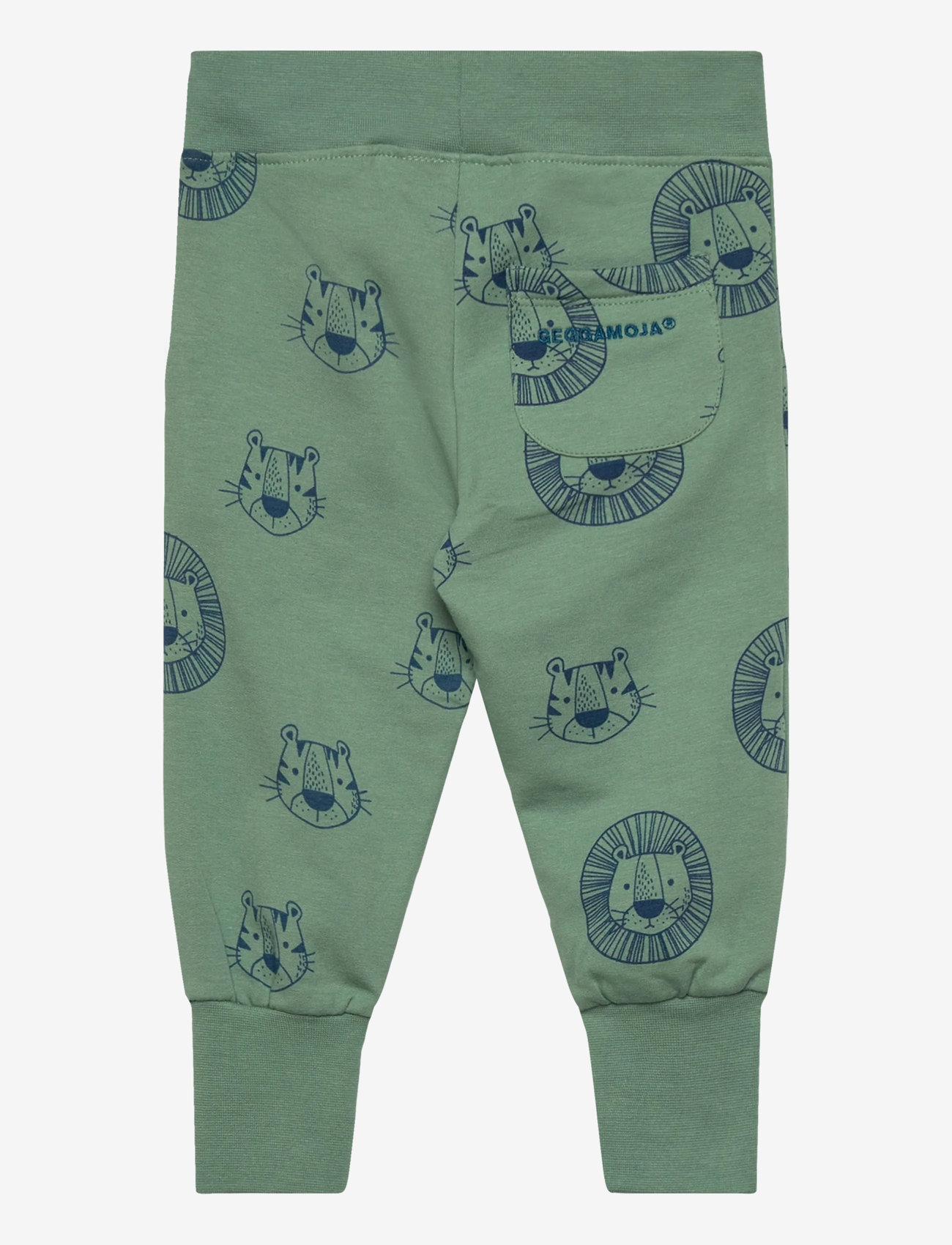 Geggamoja - College pant Green tiger - sweatpants - green - 1