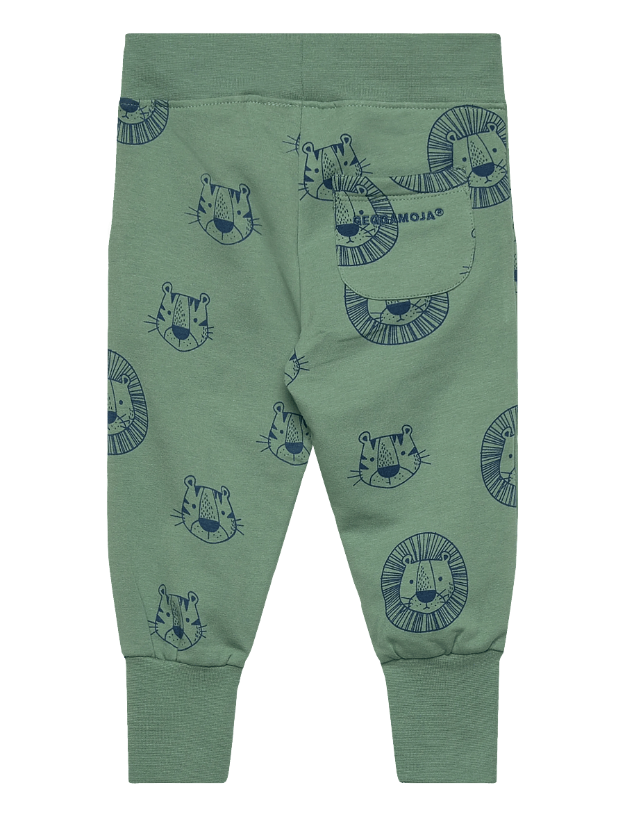 Geggamoja - College pant Green tiger - joggingbuxur - green - 1