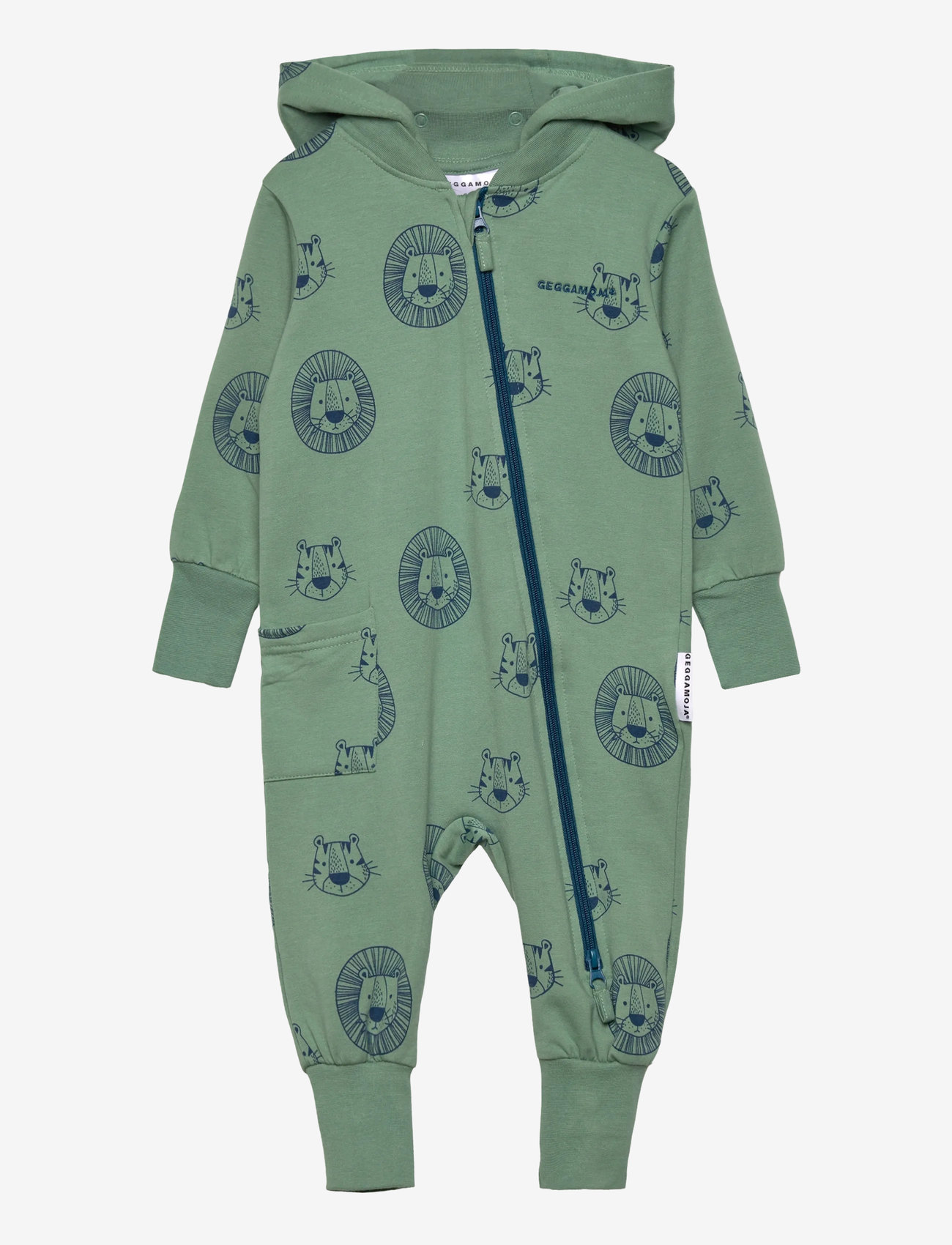 Geggamoja College Jumpsuit Green tiger - Haalarit - GREEN / green