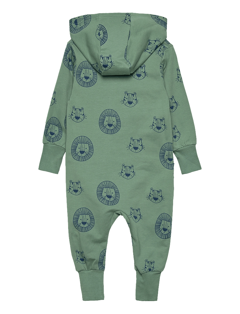 Geggamoja - College Jumpsuit Green tiger - jumpsuits - green - 1