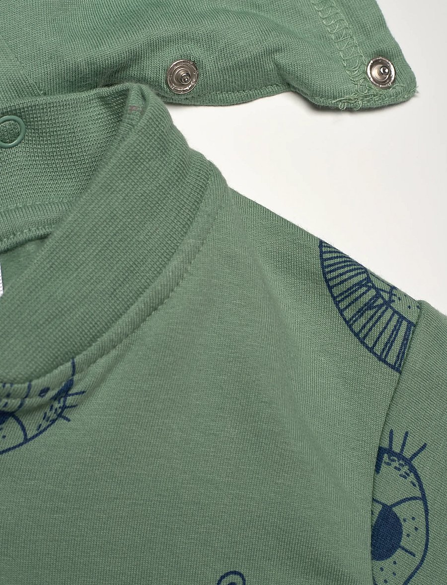 Geggamoja - College Jumpsuit Green tiger - jumpsuits - green - 2