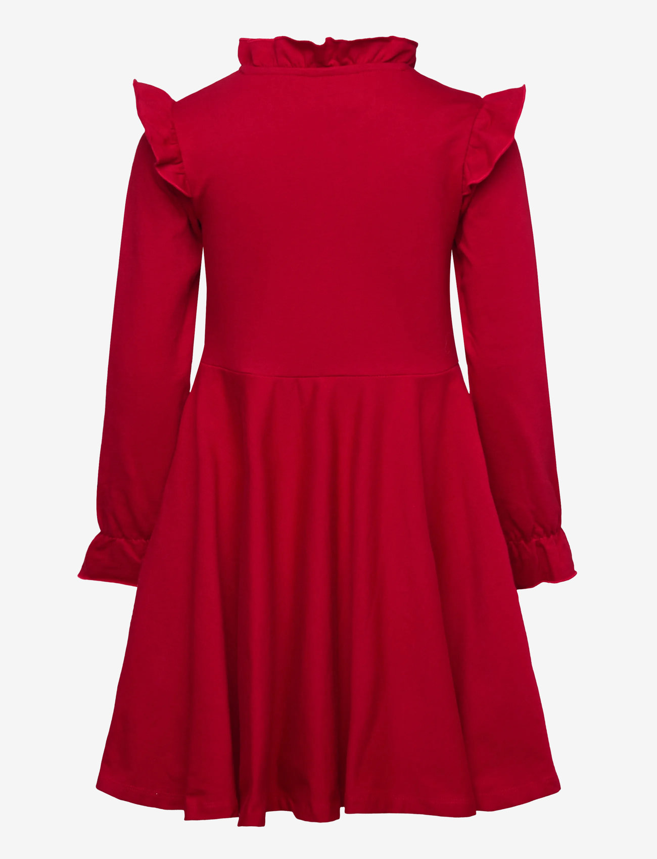 Geggamoja - Flounce Collar Dress - red - 1