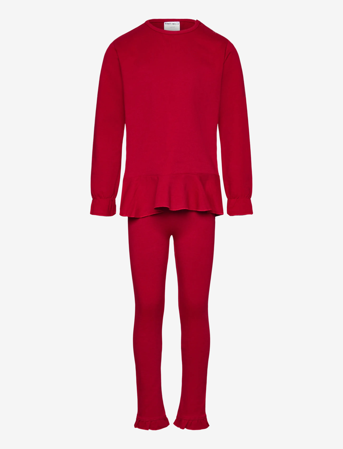 Geggamoja - Flounce Set - sets mit langärmeligem t-shirt - red - 0