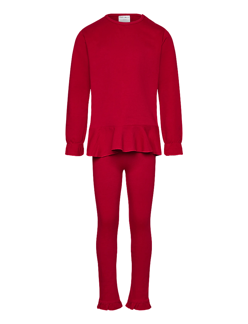 Geggamoja - Flounce Set - sets mit langärmeligem t-shirt - red - 0