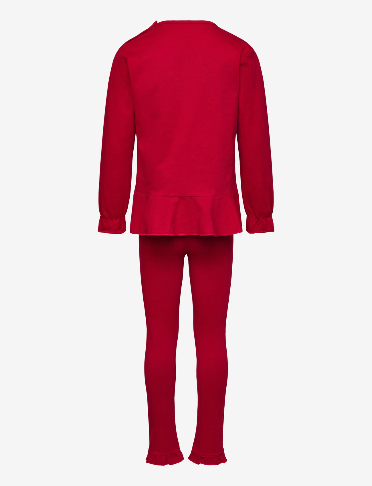 Geggamoja - Flounce Set - sets mit langärmeligem t-shirt - red - 1