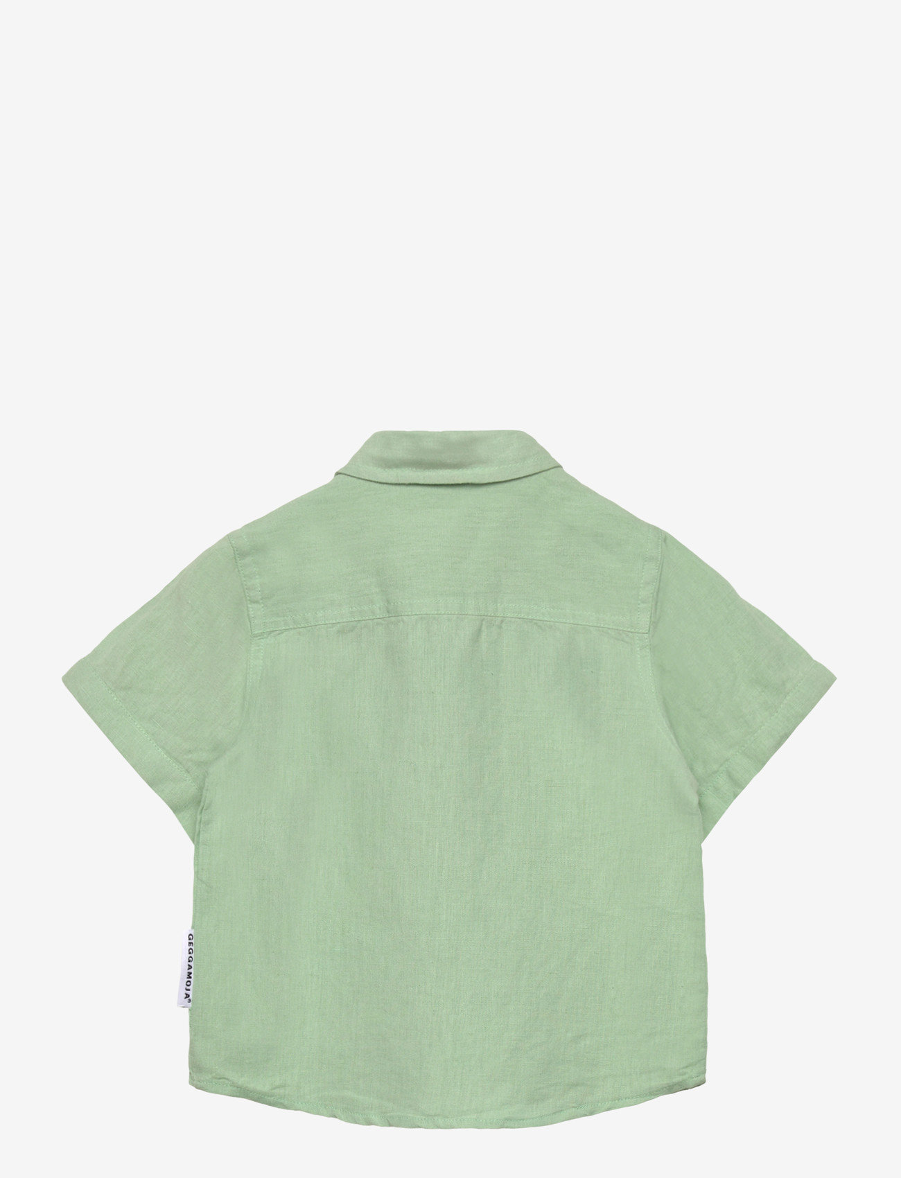 Geggamoja - Linen Shirt - kurzärmlige hemden - mint - 1