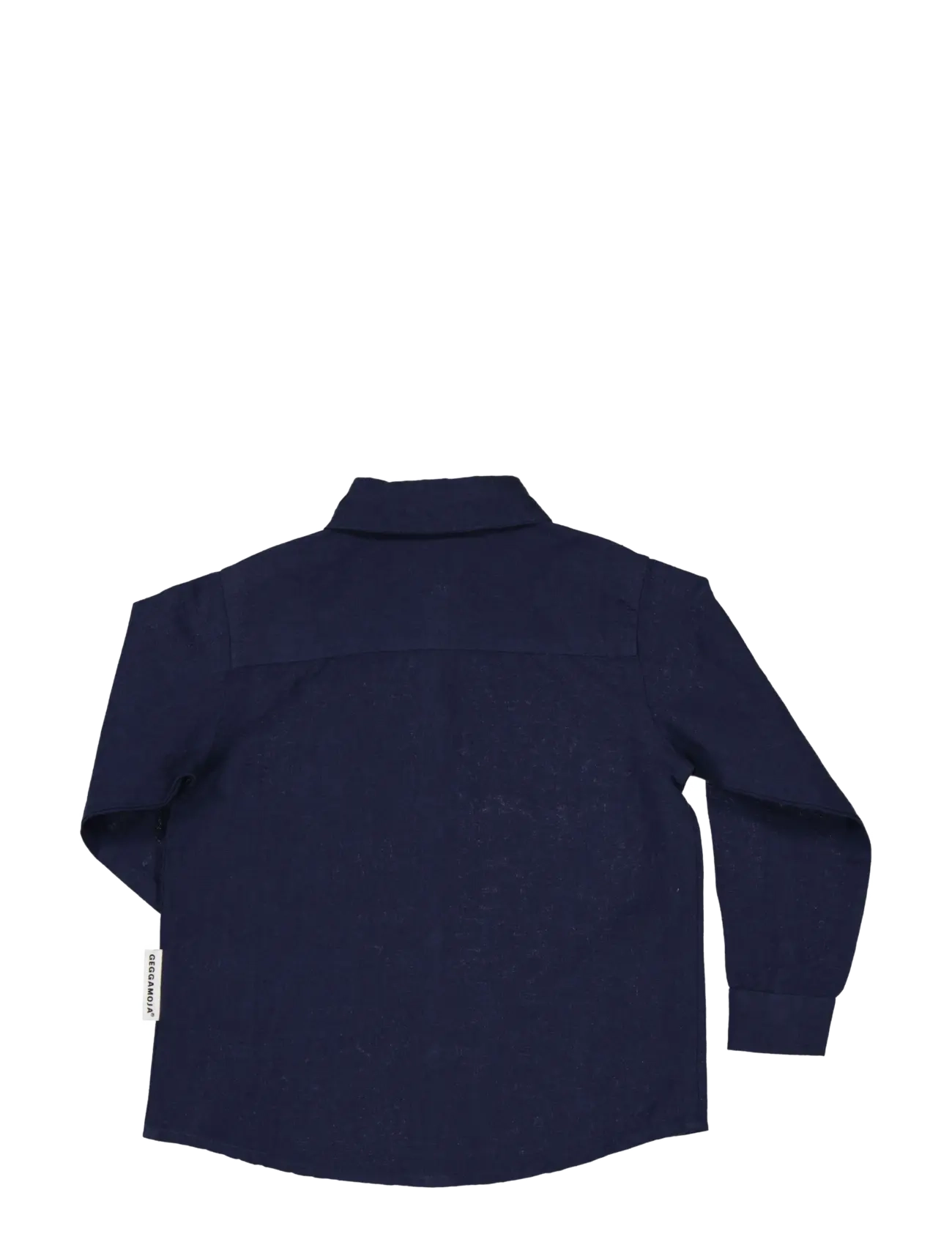 Geggamoja - Linen shirt L.S - langærmede skjorter - navy - 1