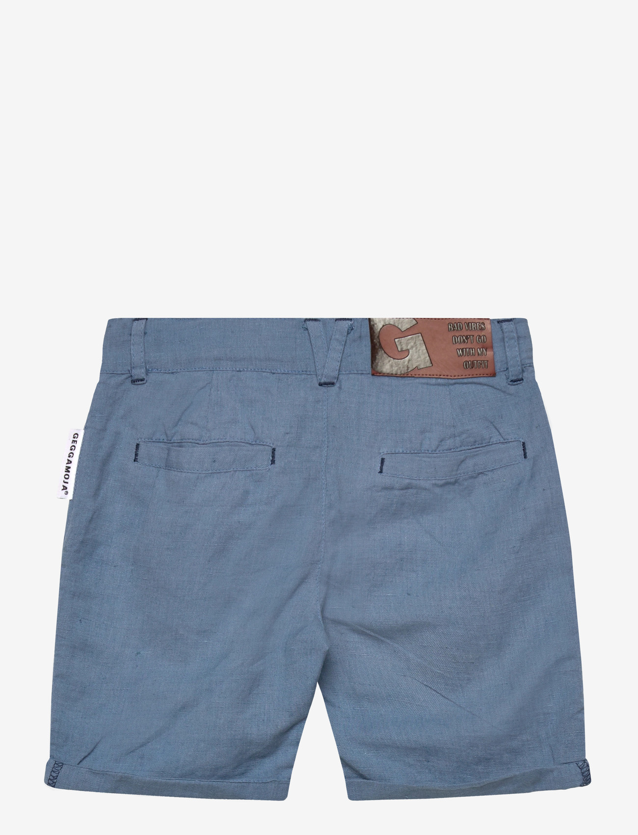 Geggamoja - Linen Shorts Blue - chino lühikesed püksid - blue - 1