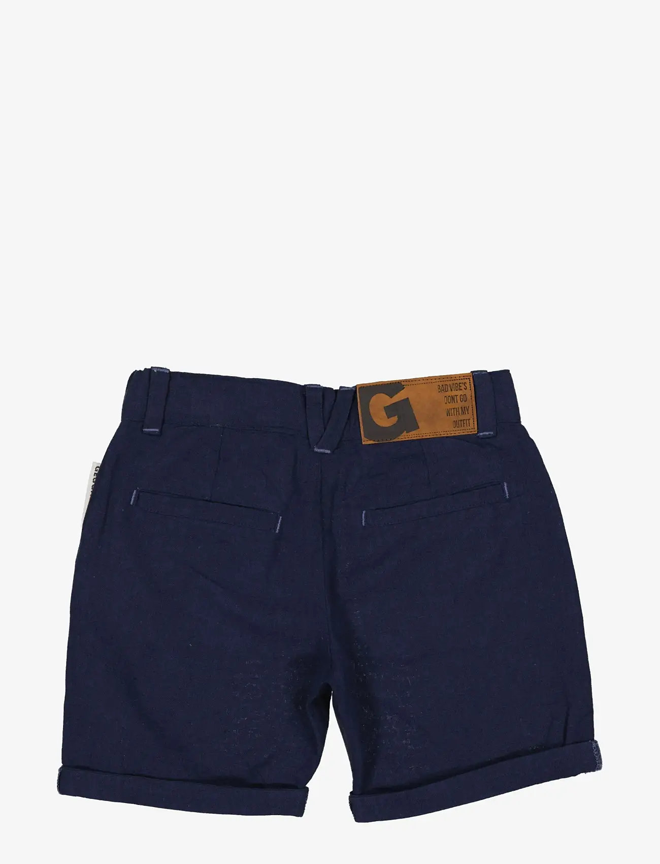 Geggamoja - Linen Shorts Blue - chino-shortsit - navy - 1