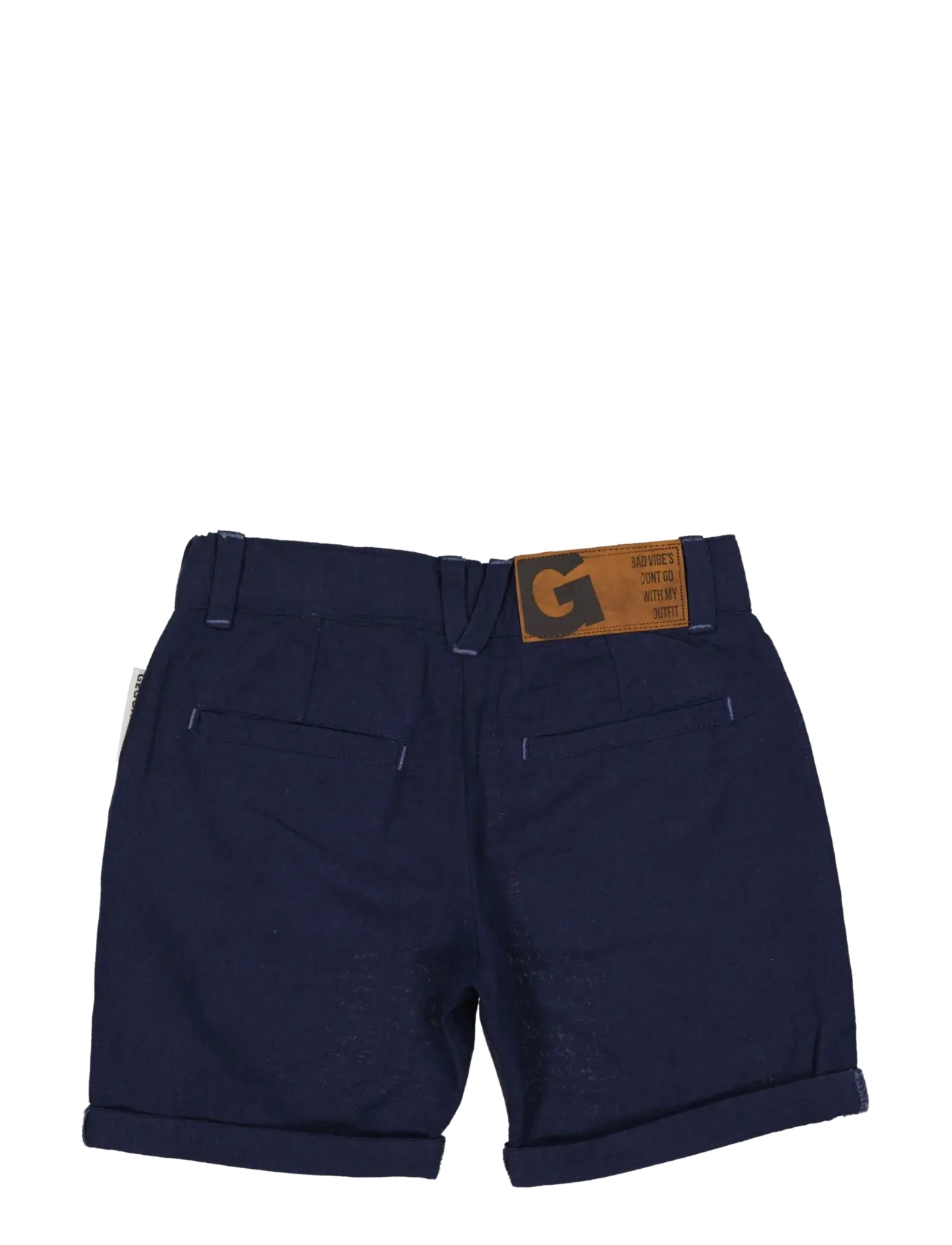 Geggamoja - Linen Shorts Blue - chino shorts - navy - 1
