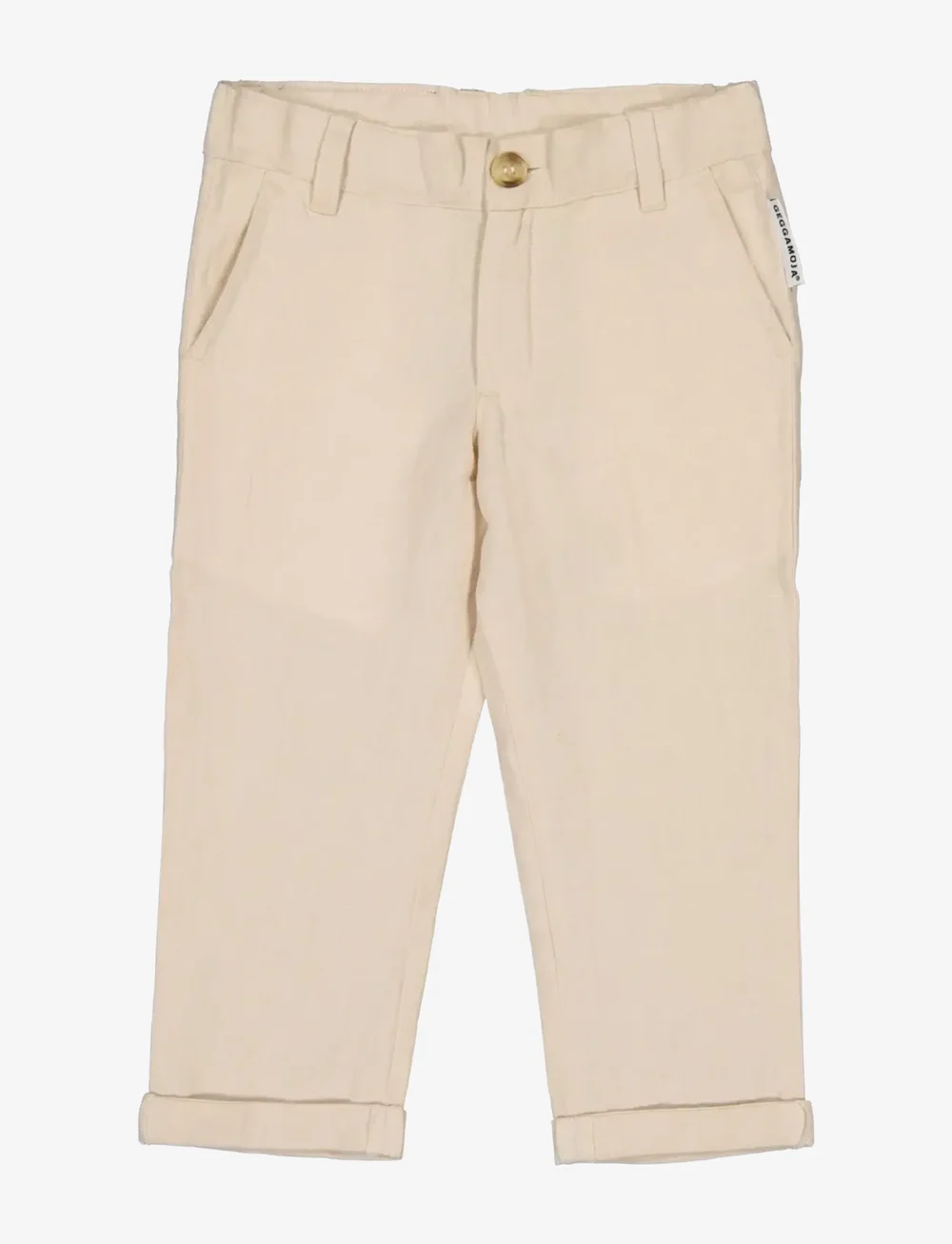 Geggamoja - Linen pants - chino püksid - nature - 0