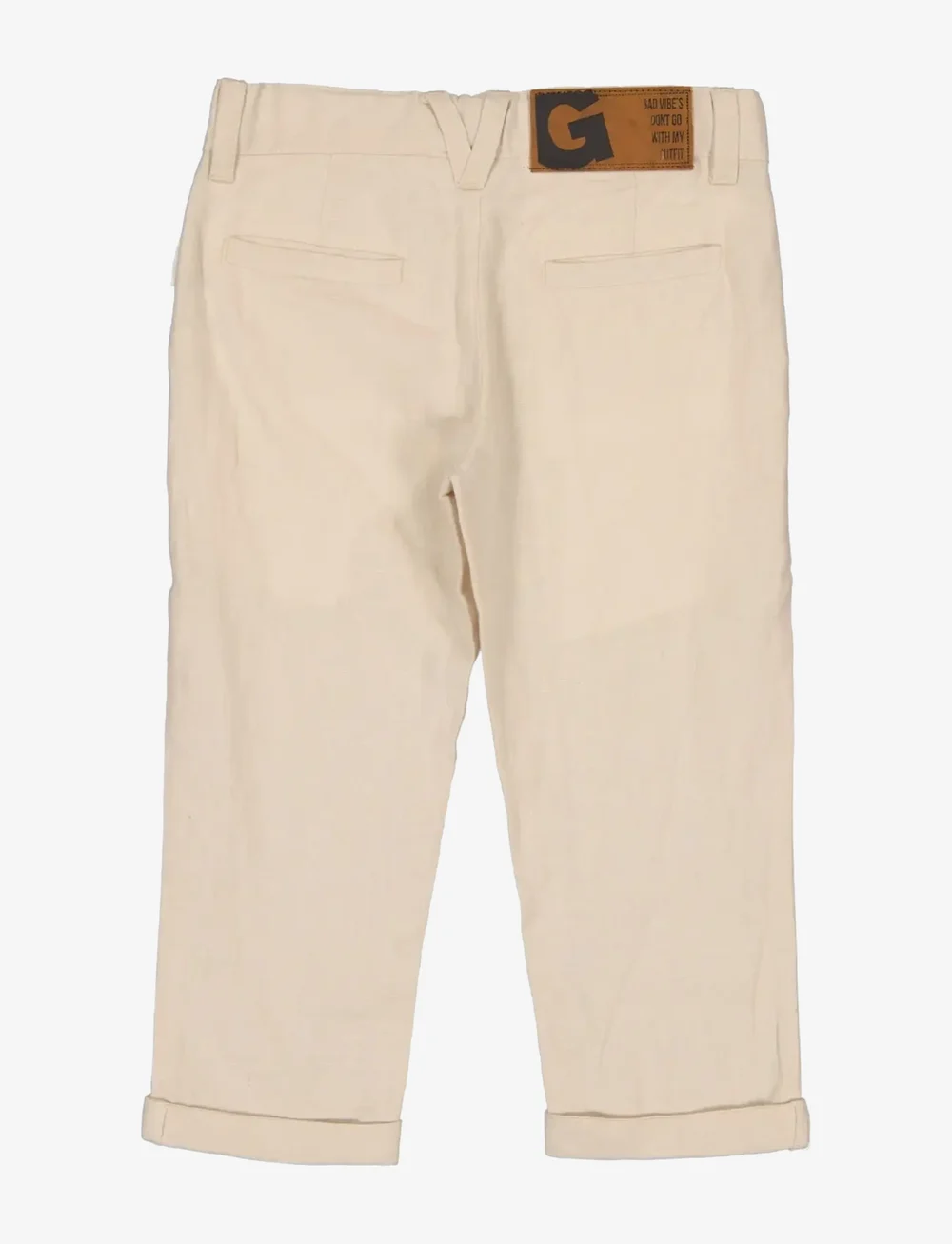 Geggamoja - Linen pants - chino püksid - nature - 1