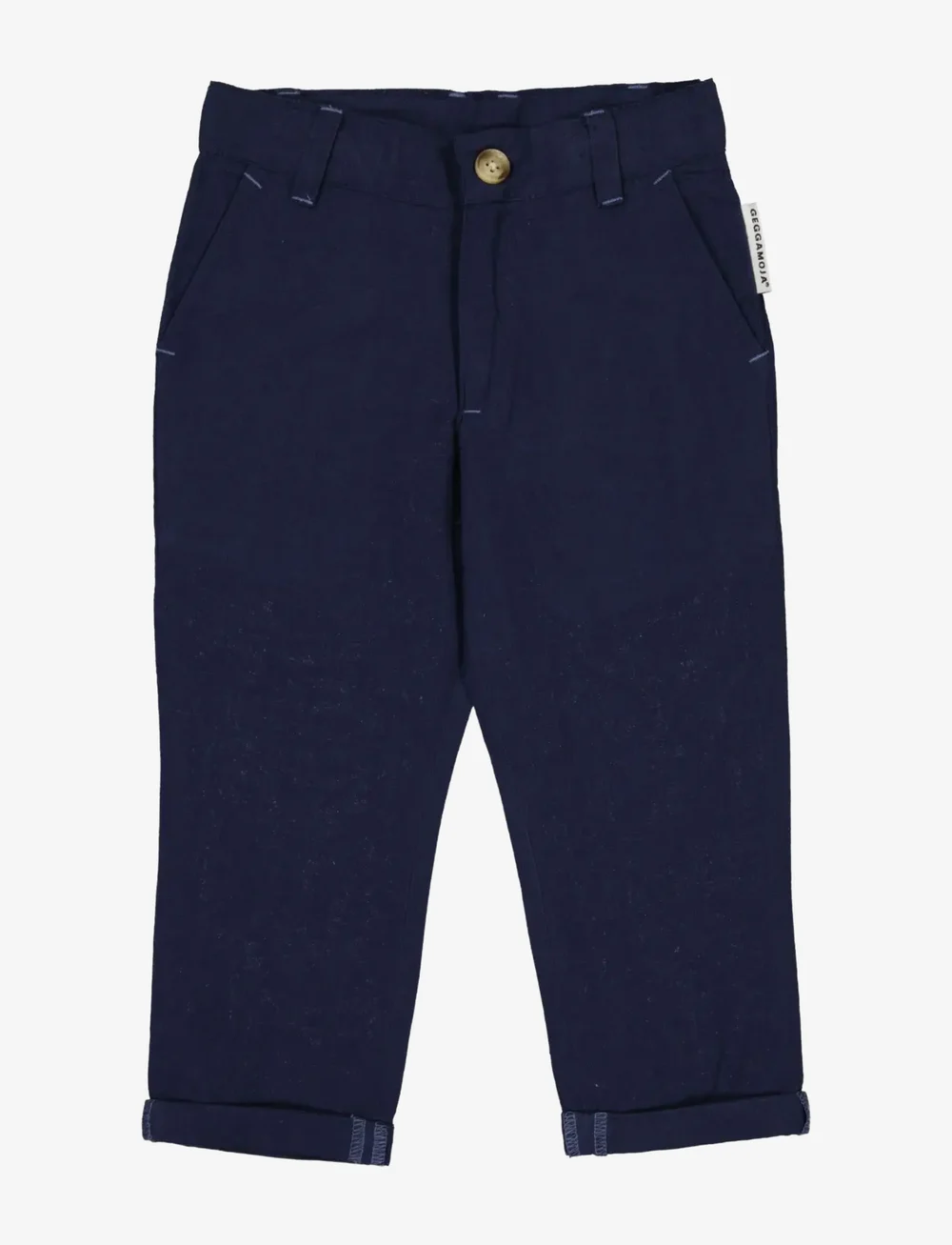 Geggamoja - Linen pants Blue - chinos - navy - 0