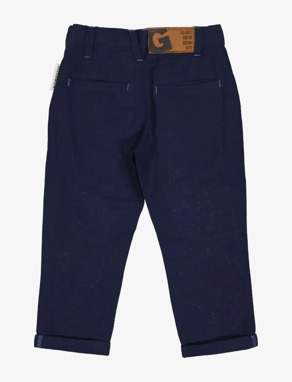 Geggamoja - Linen pants Blue - chinos - navy - 1