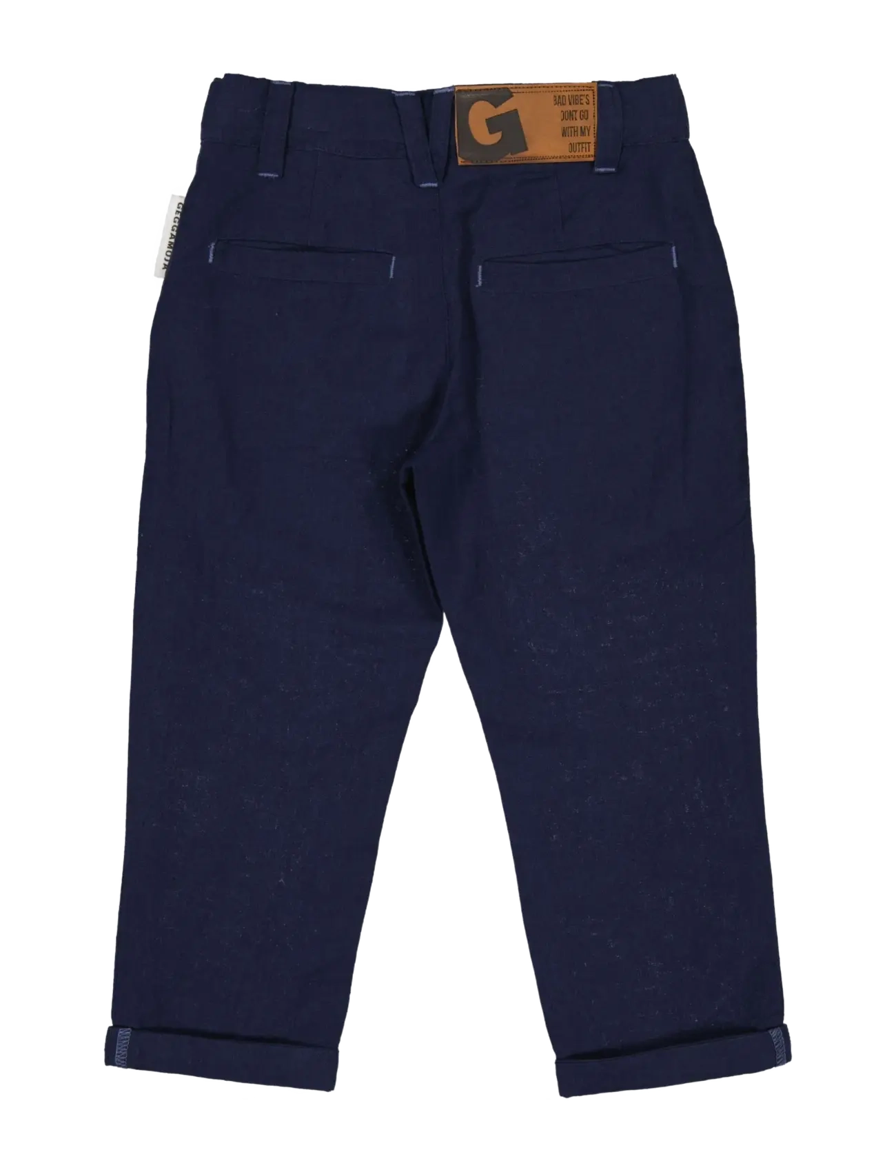 Geggamoja - Linen Pants Blue - chinos - navy - 1