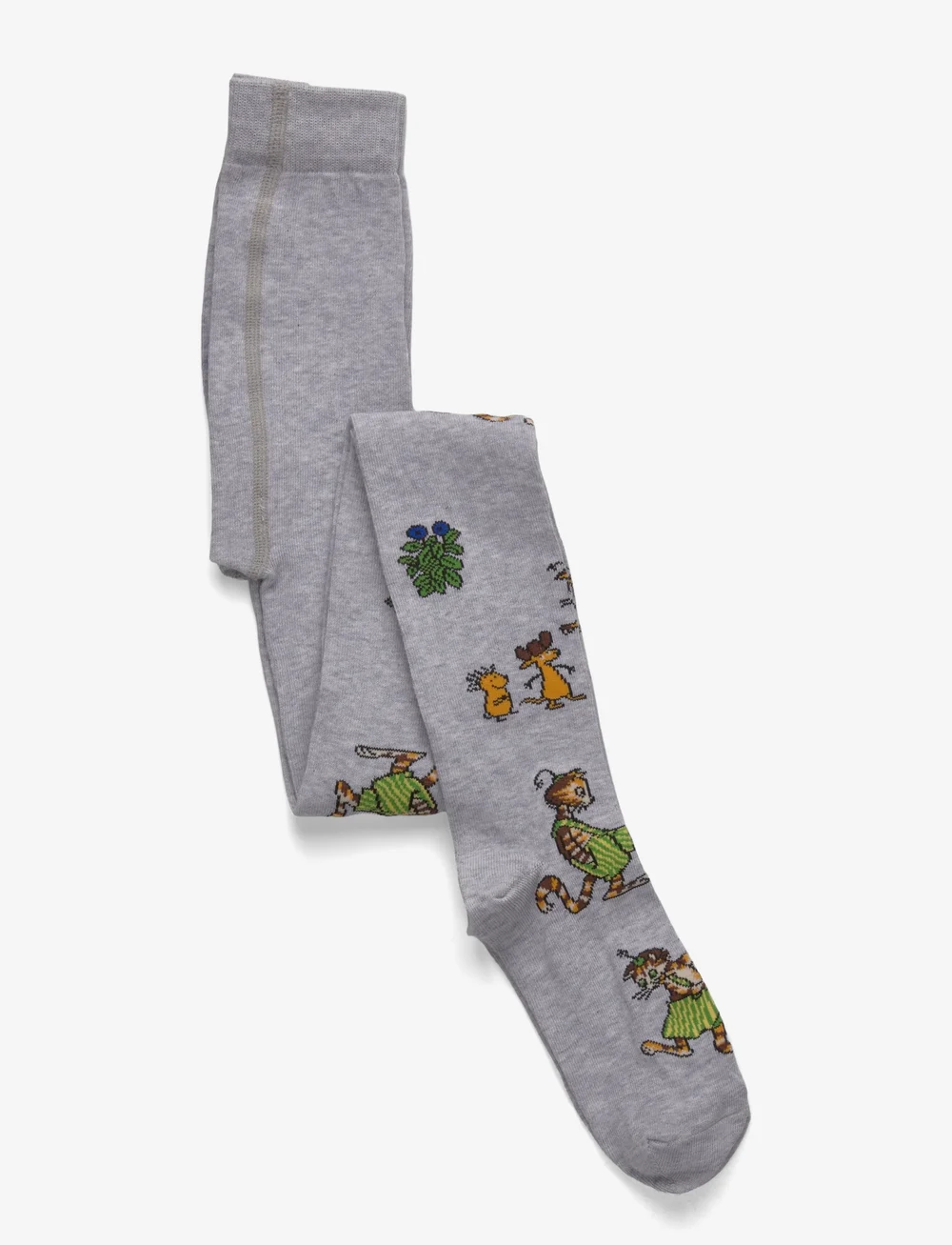 Geggamoja - Pettson & Findus stockings Grey melange - strumpfhosen - grey - 0
