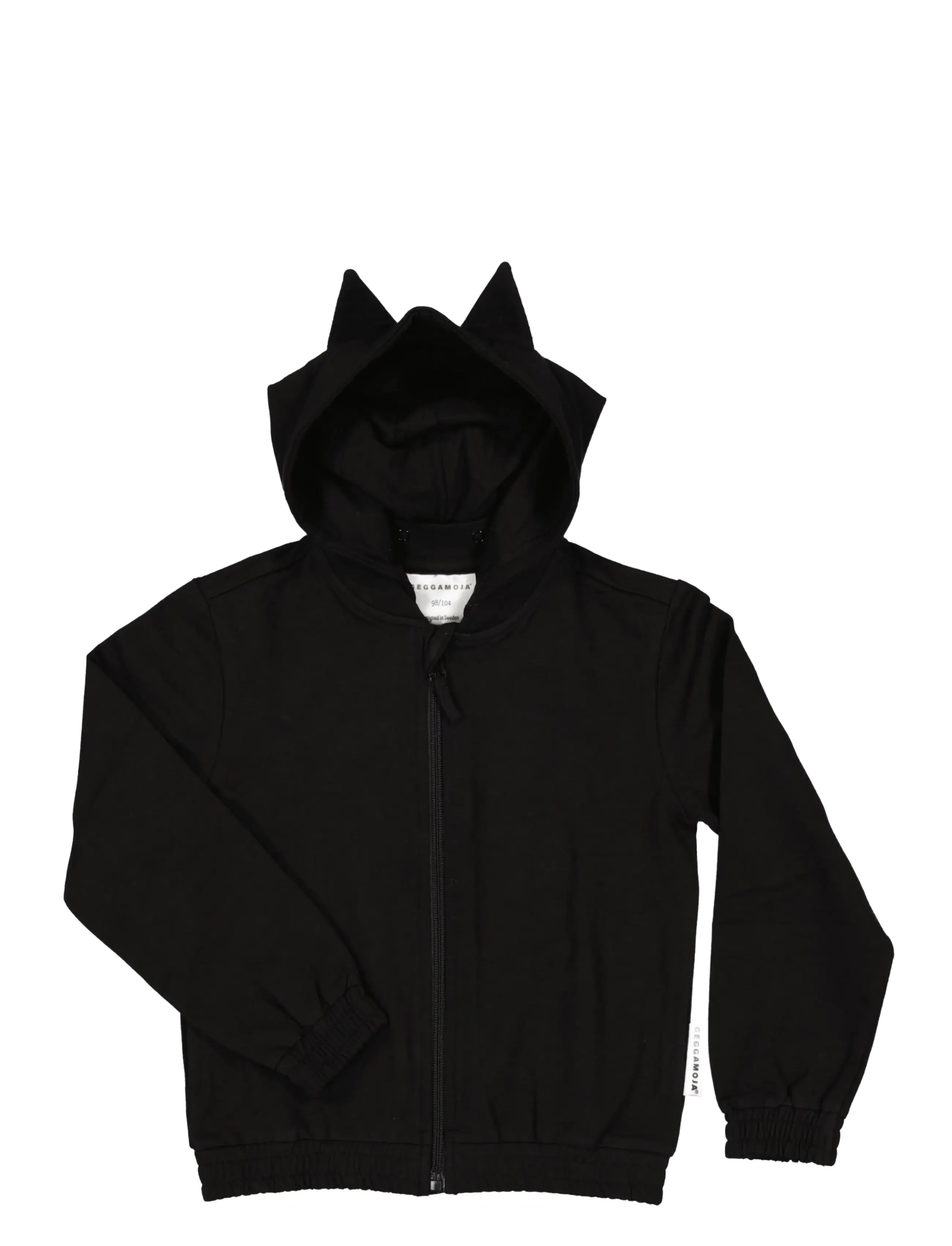 Geggamoja College Hoodie - Fleece jacket - BLACK / black