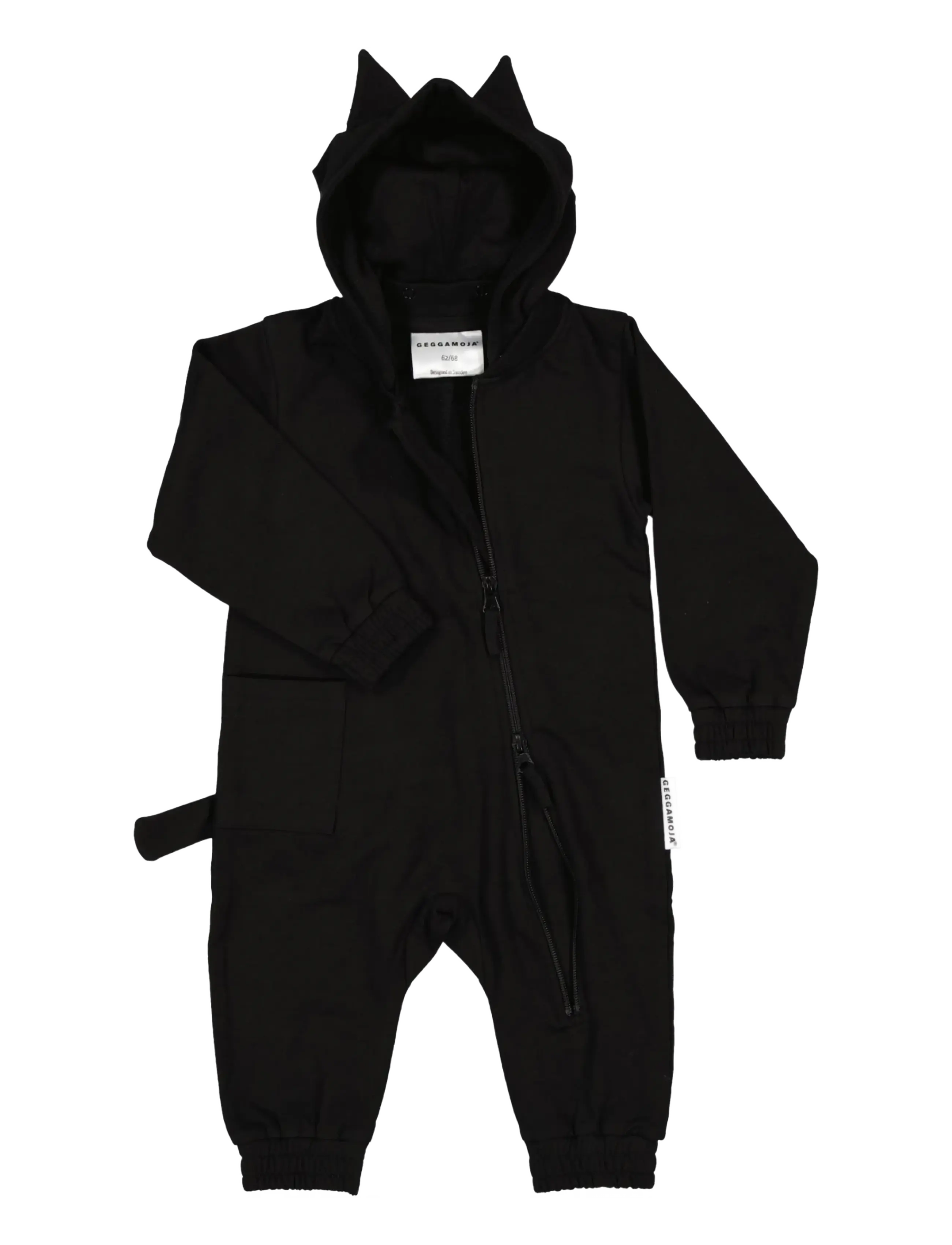 Geggamoja College jumpsuit - Buksedragter - BLACK / black
