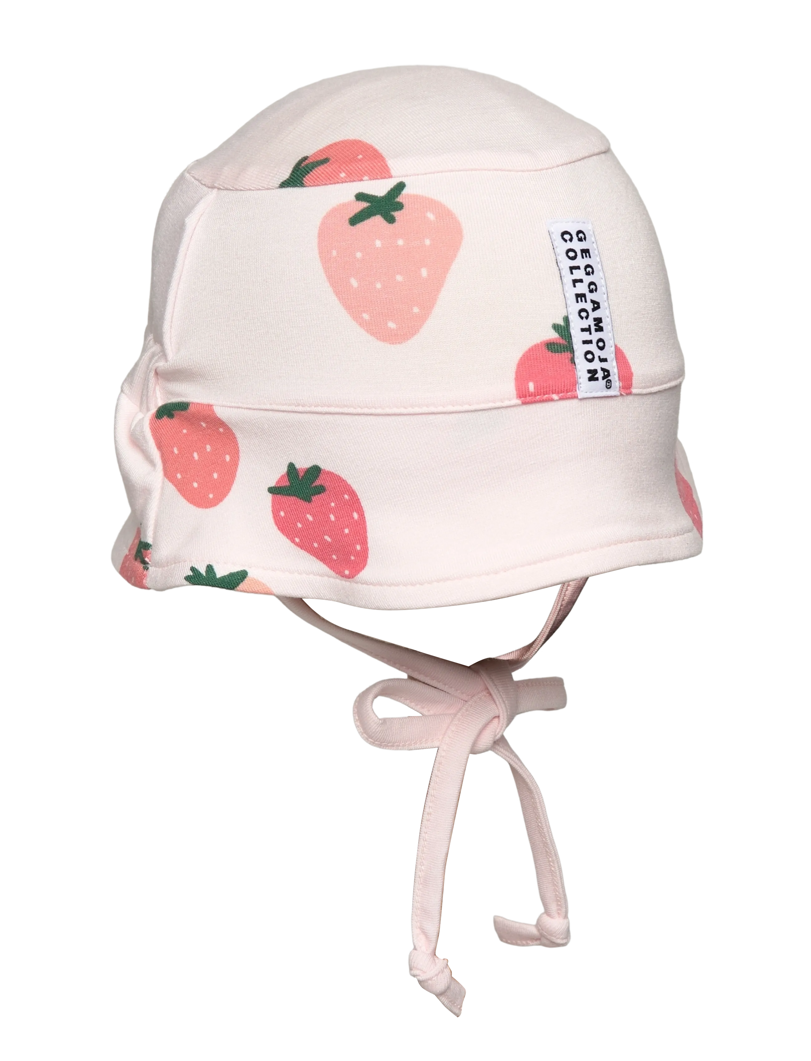 Geggamoja Bamboo Sunny Hat - Accessories - STRAWBERRY / pink/rose