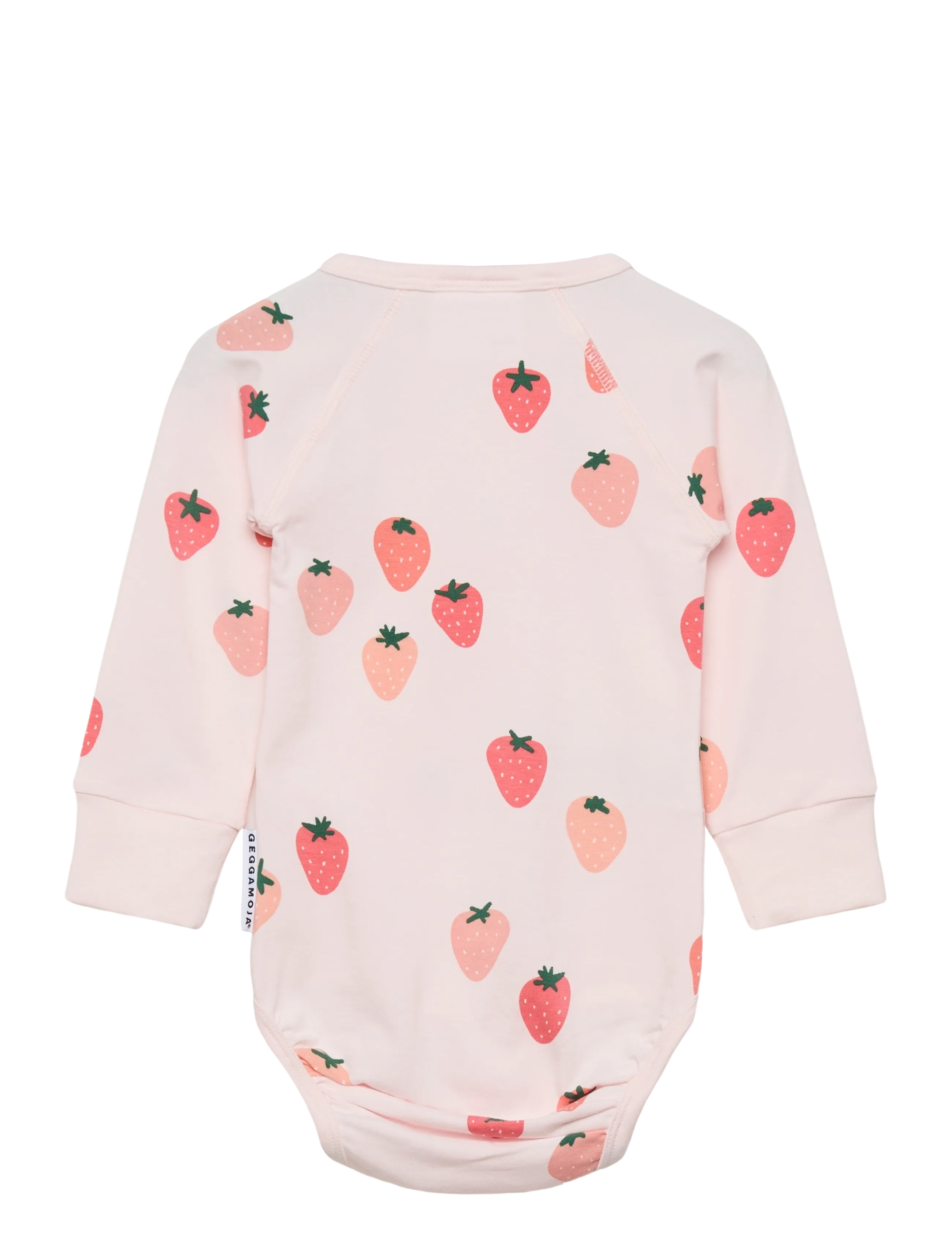 Geggamoja - Bamboo Body - langærmede bodyer - strawberry - 1