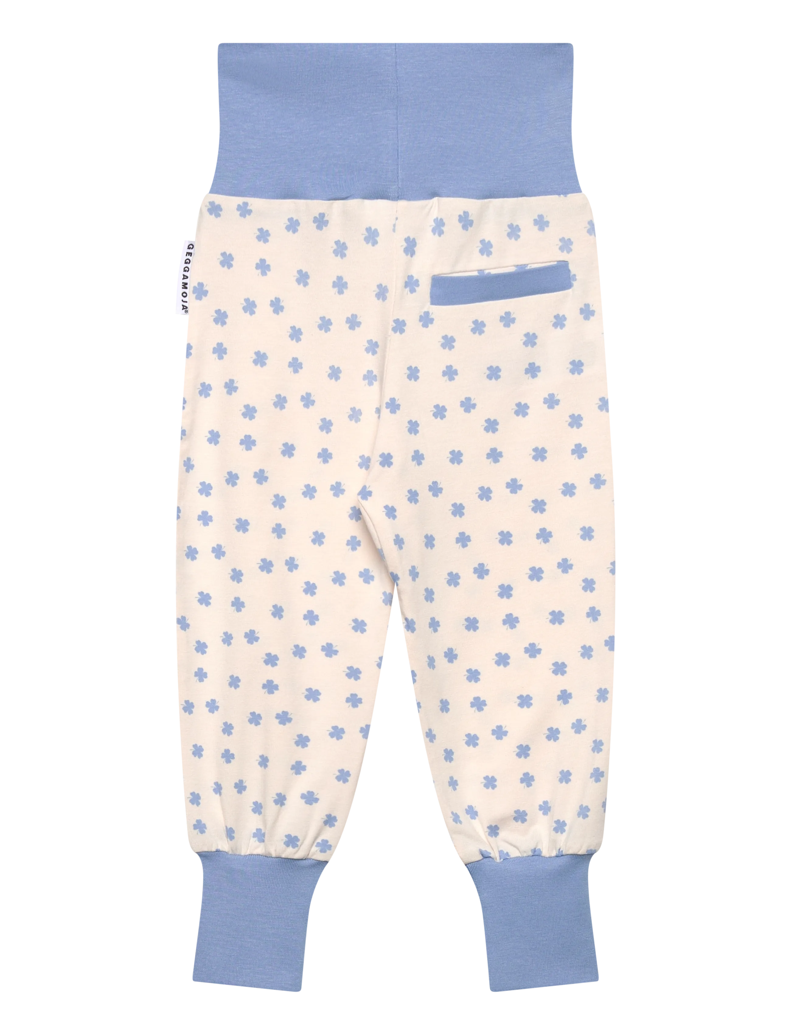 Geggamoja - Bamboo Baby Pants - pantalon pour bébé - blue mini clover - 1