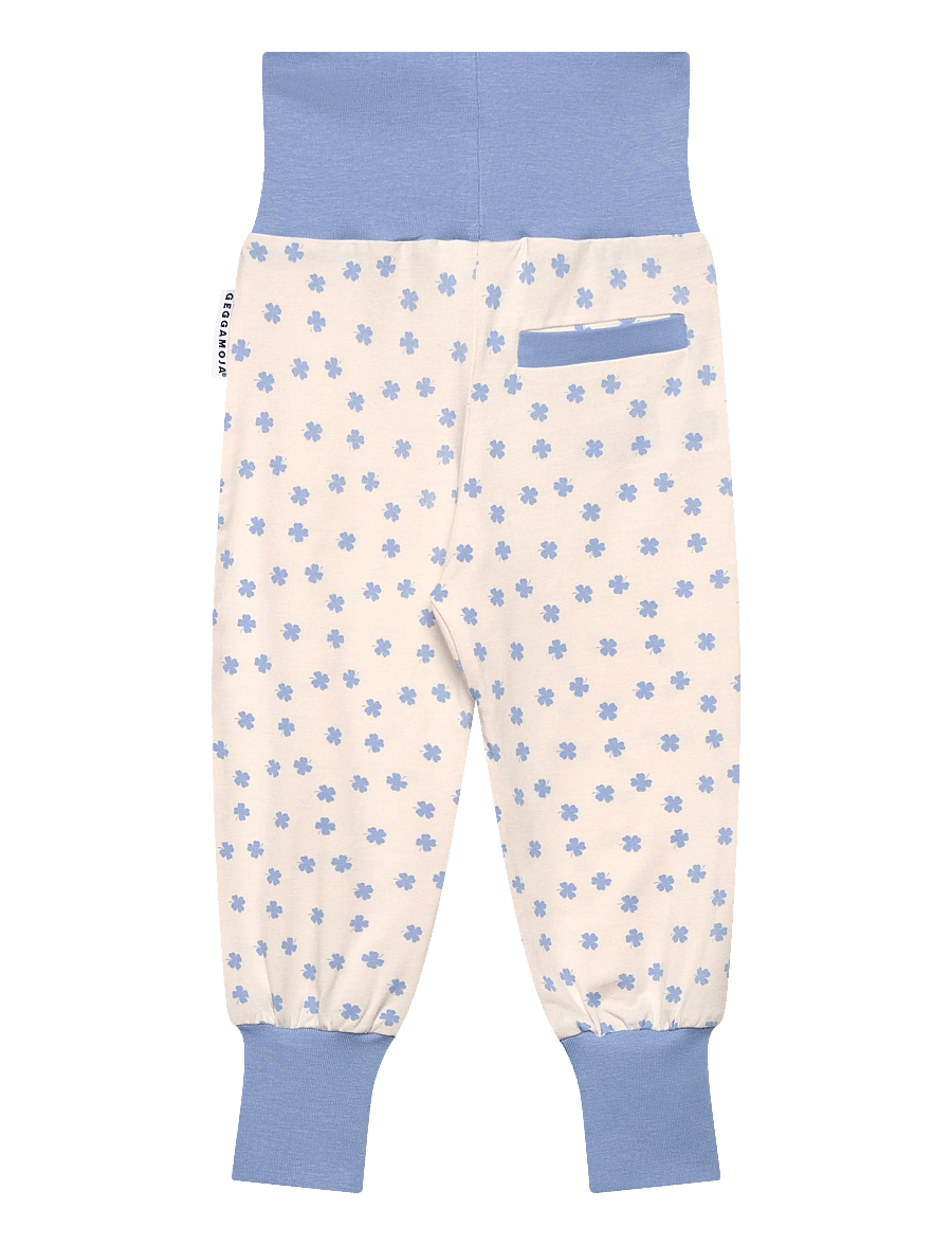 Geggamoja - Bamboo Baby Pants - pantalon pour bébé - blue mini clover - 1