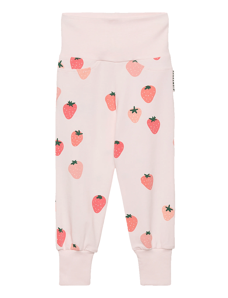 Geggamoja - Bamboo Baby Pants - babybukser - strawberry - 0