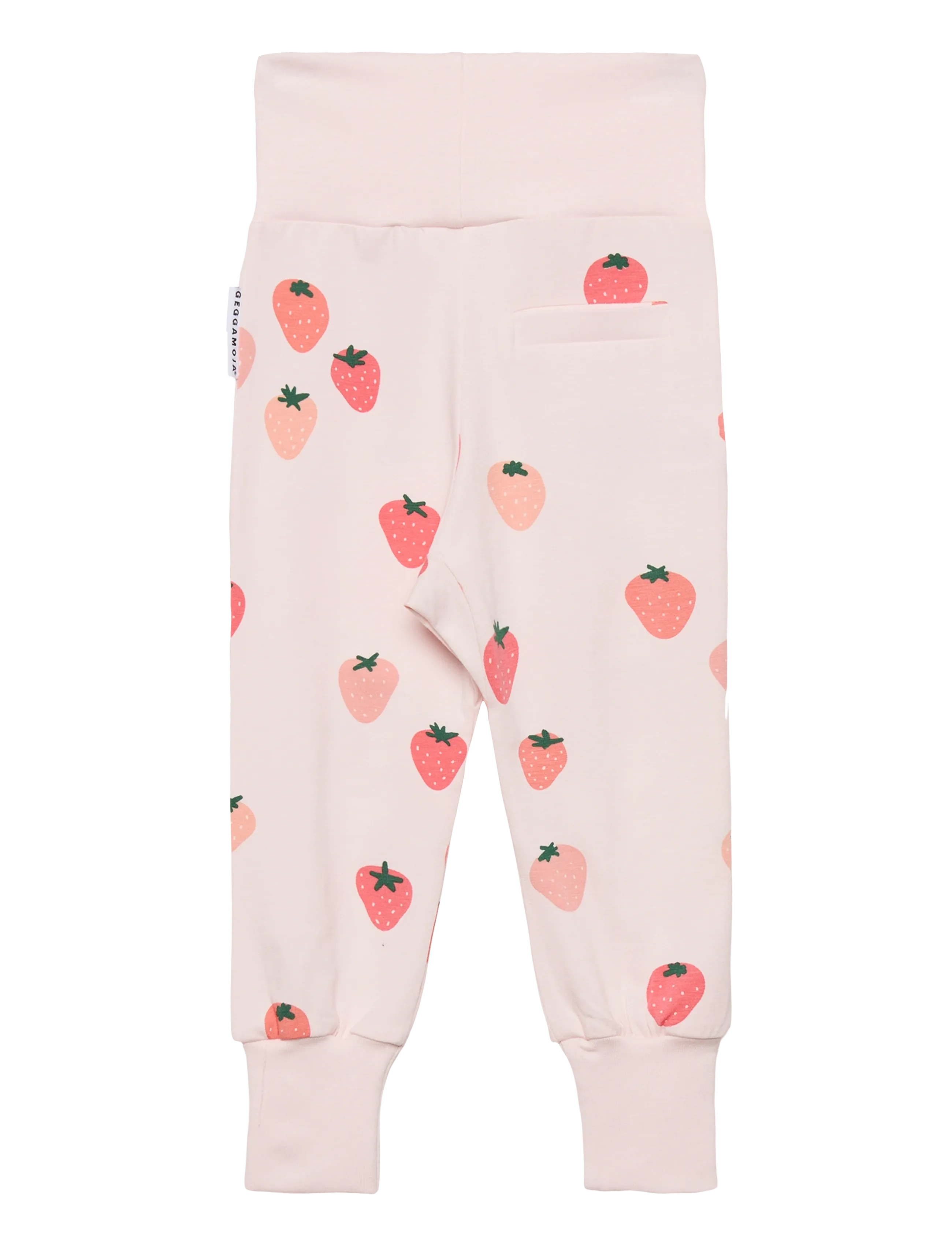 Geggamoja - Bamboo Baby Pants - babybukser - strawberry - 1