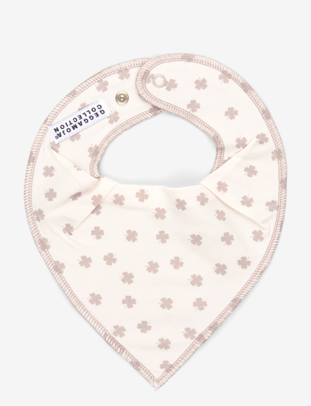 Geggamoja - Bamboo Dry Bib - pudipõlled - beige mini clover - 0