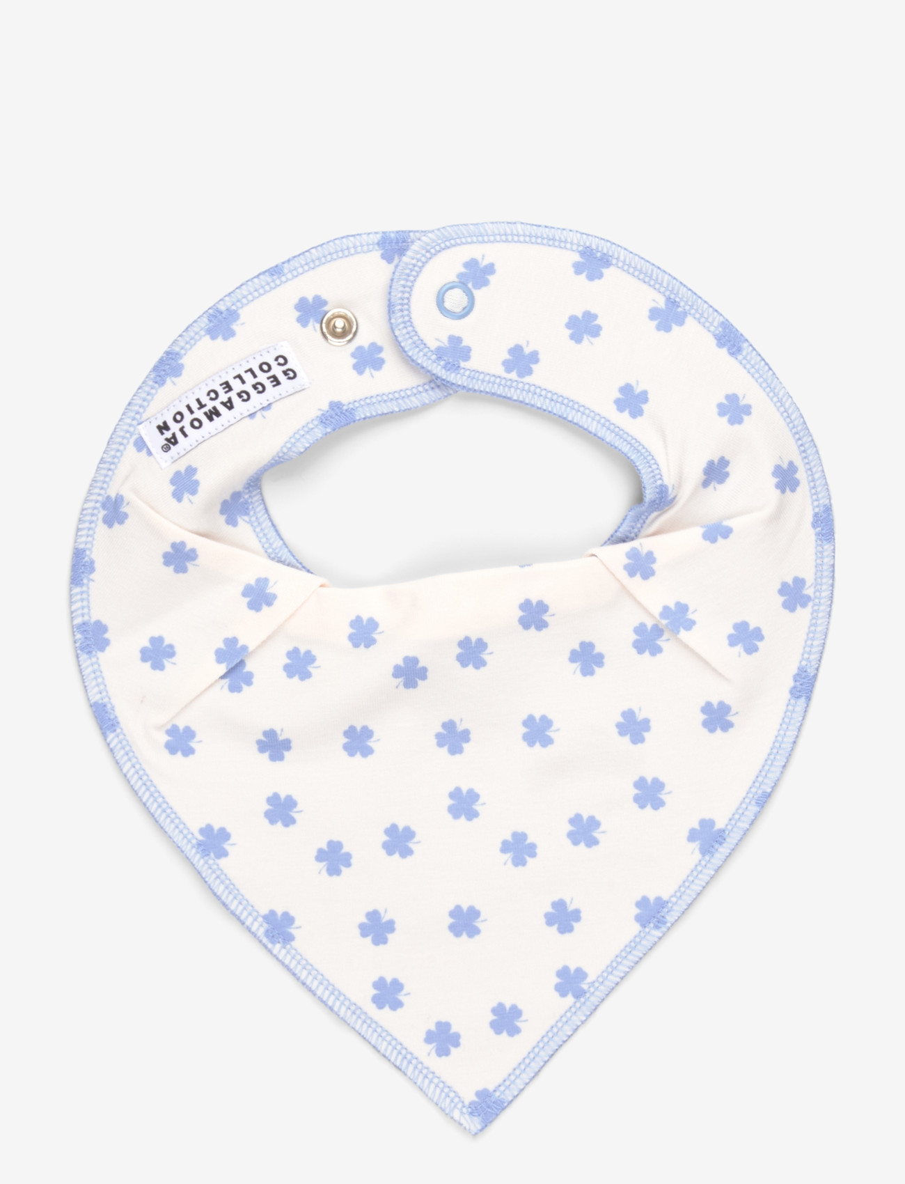 Geggamoja - Bamboo Dry Bib - pudipõlled - blue mini clover - 0
