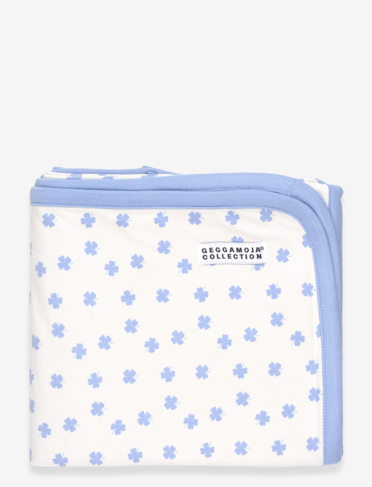 Geggamoja - Bamboo Baby Blanket - babydecken - blue mini clover - 0