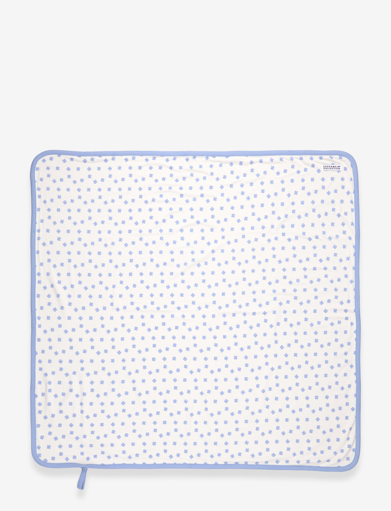 Geggamoja - Bamboo Baby Blanket - babydecken - blue mini clover - 1